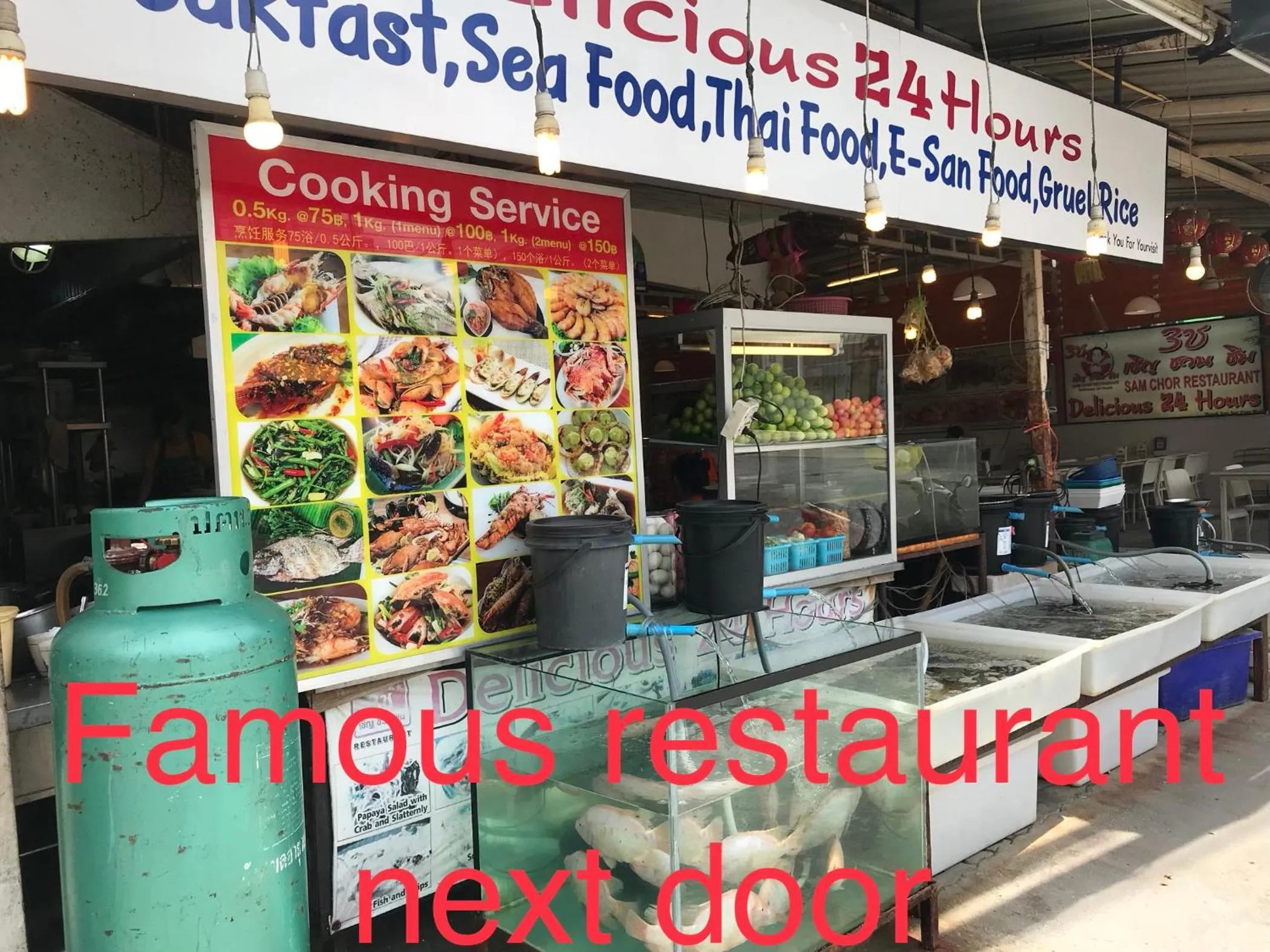 Food close-up in Q Victory Patong Hotel