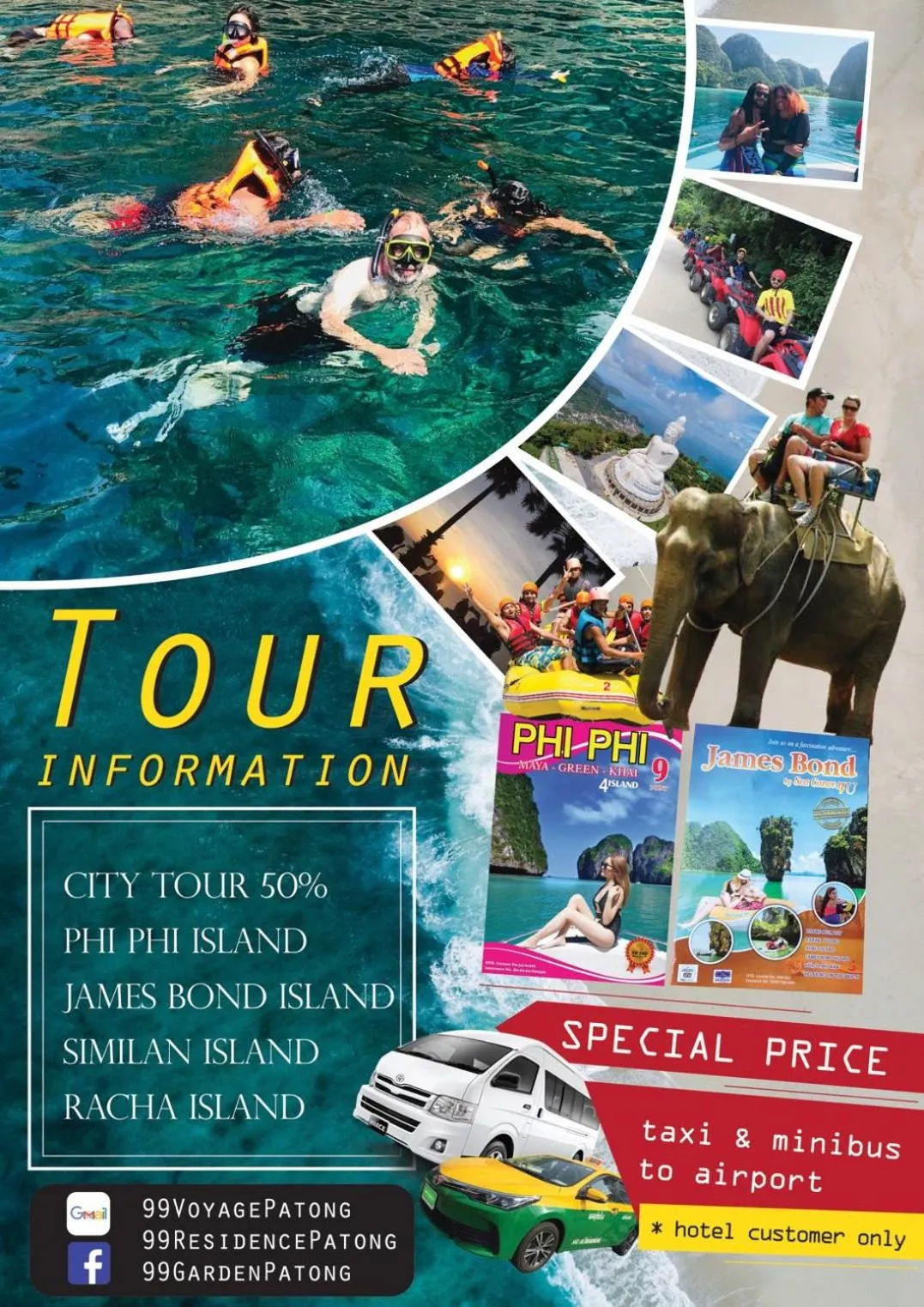 Aqua park in Q Victory Patong Hotel