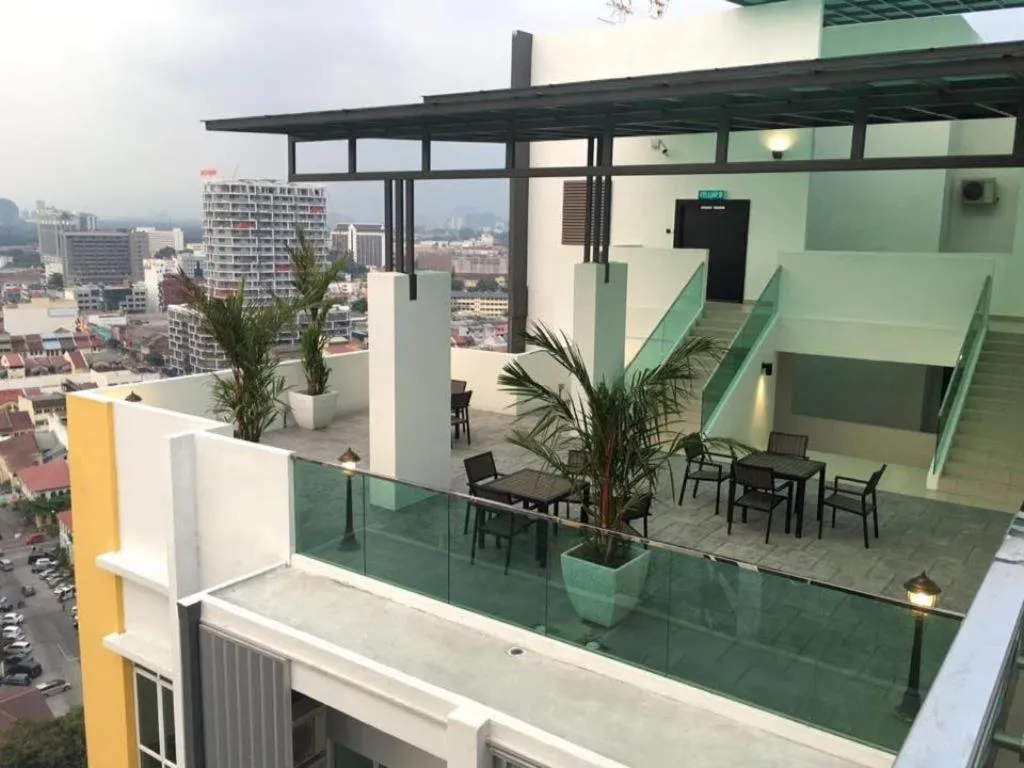 Balcony/Terrace in The Majestic condo Ipoh