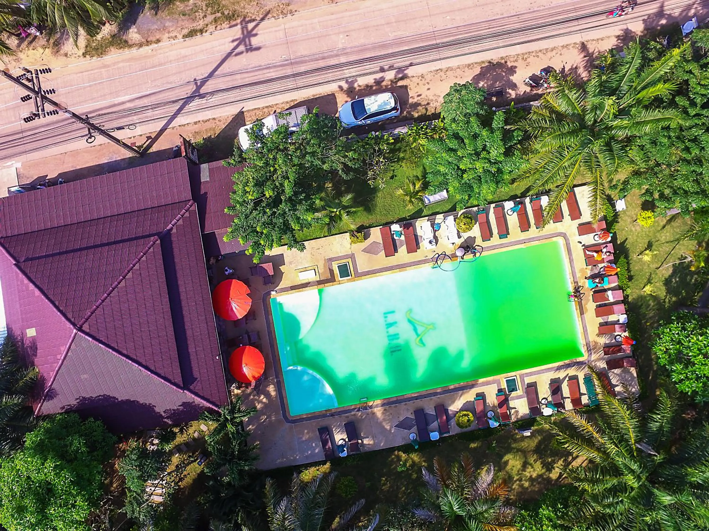 Bird's eye view in Lanta Klong Nin Beach Resort