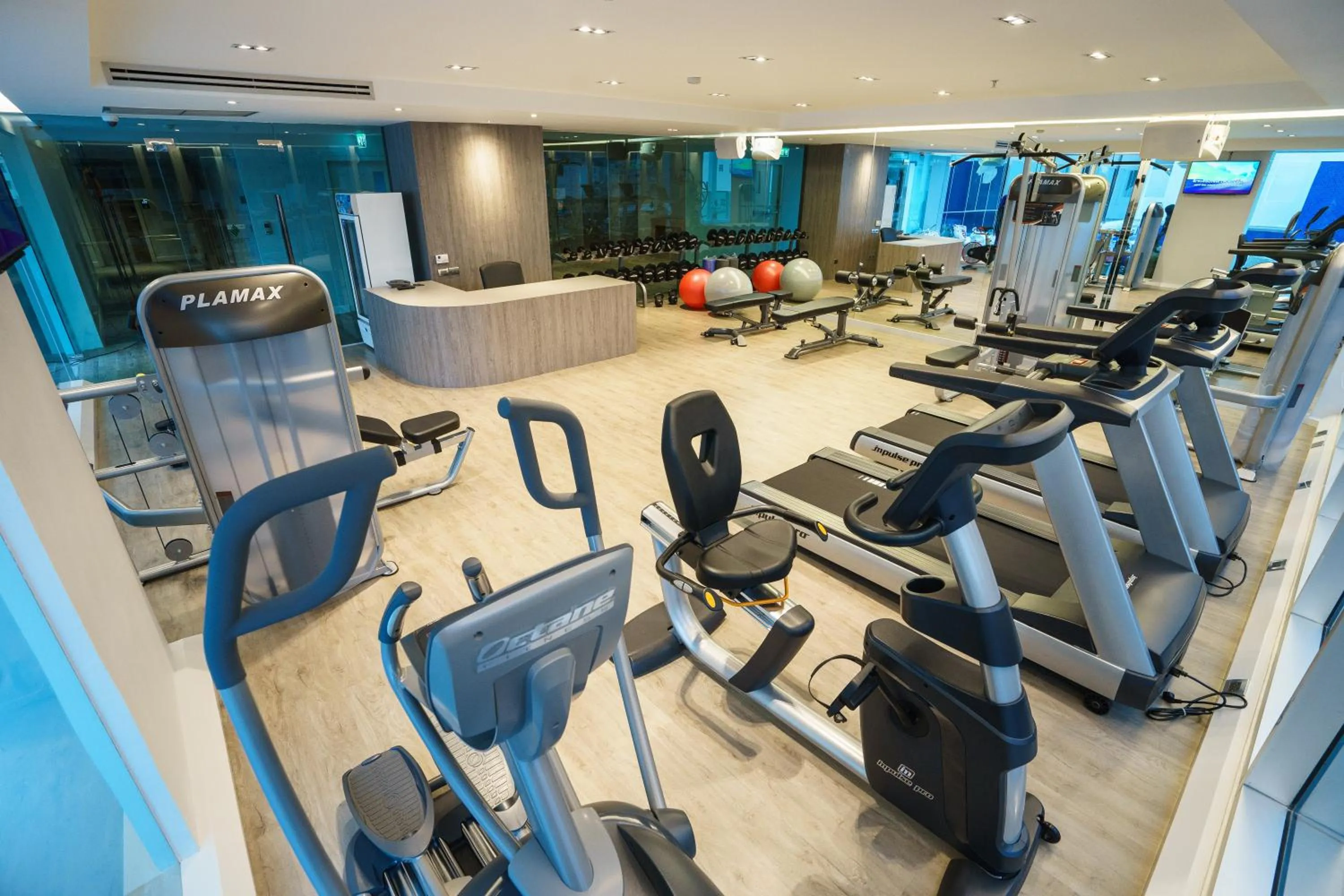 Fitness centre/facilities in New Season Square Hotel