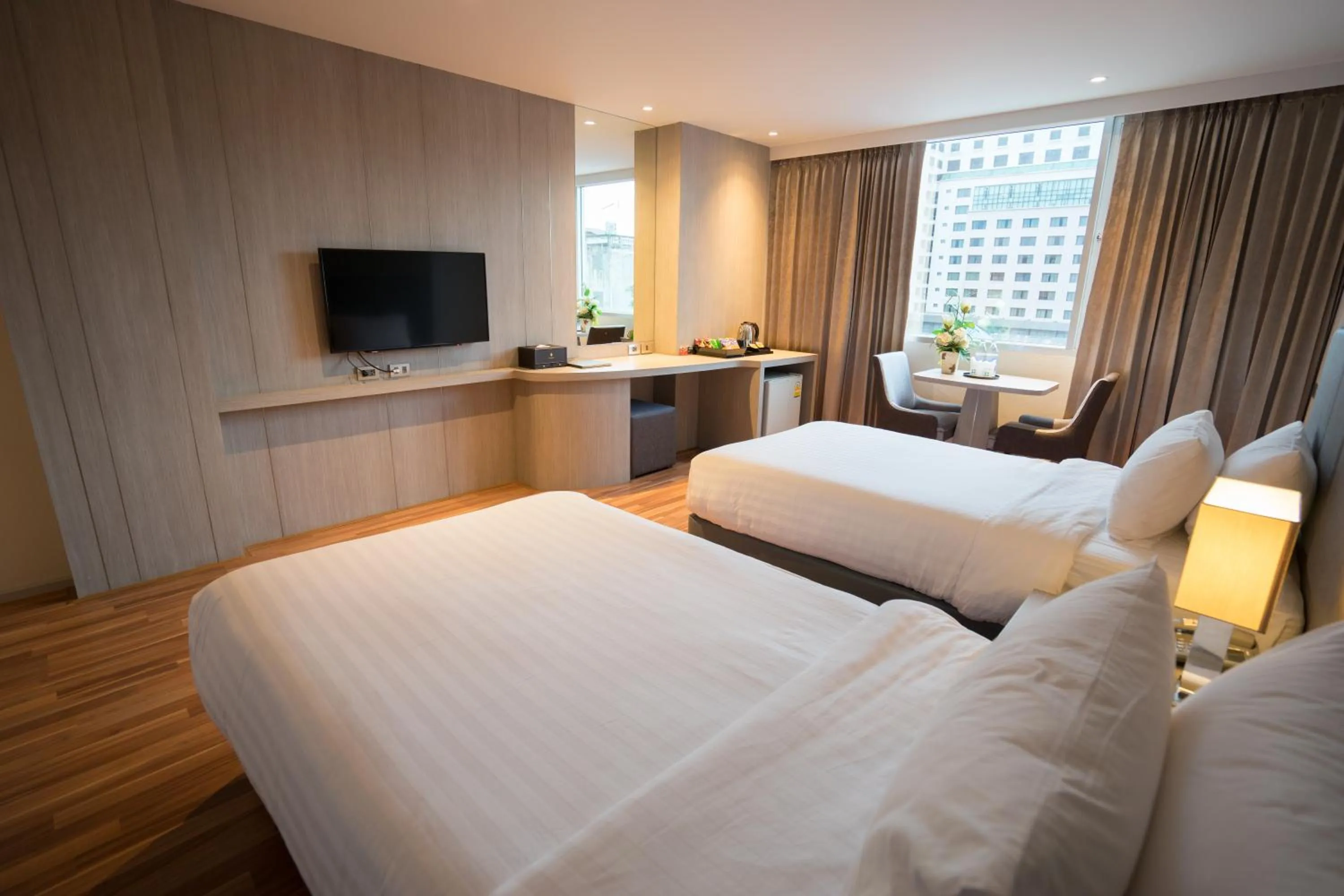 Bedroom, Bed in New Season Square Hotel