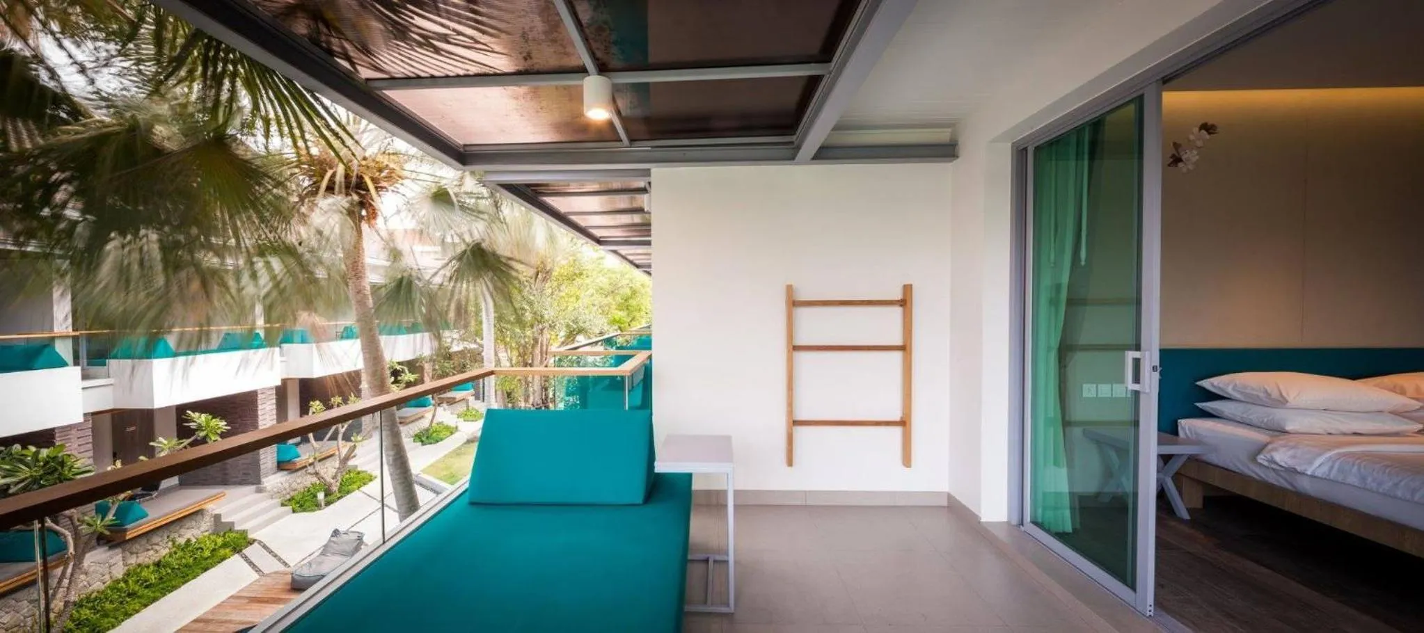 Bed in Bann Pantai Resort