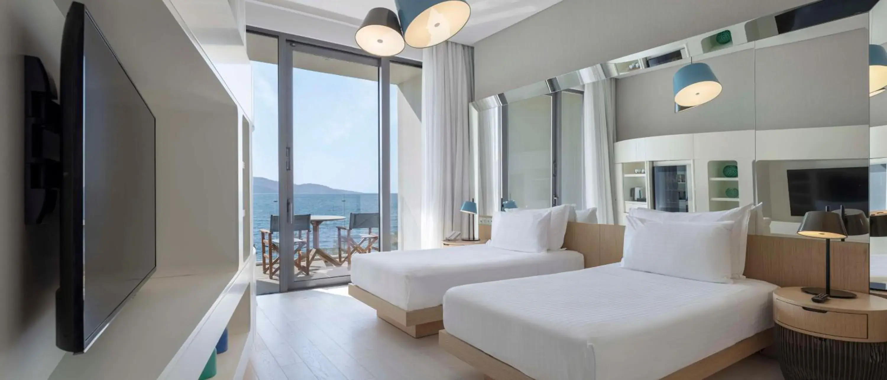 Premium Twin Room with Balcony and Sea View in Susona Bodrum, LXR Hotels & Resorts Premium Twin Room with Balcony and Sea View in Susona Bodrum, LXR Hotels & Resorts