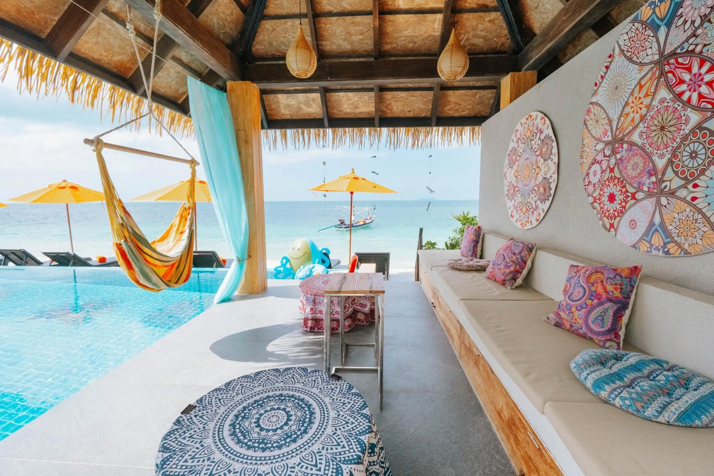 Seating area in Mimosa Resort & Spa