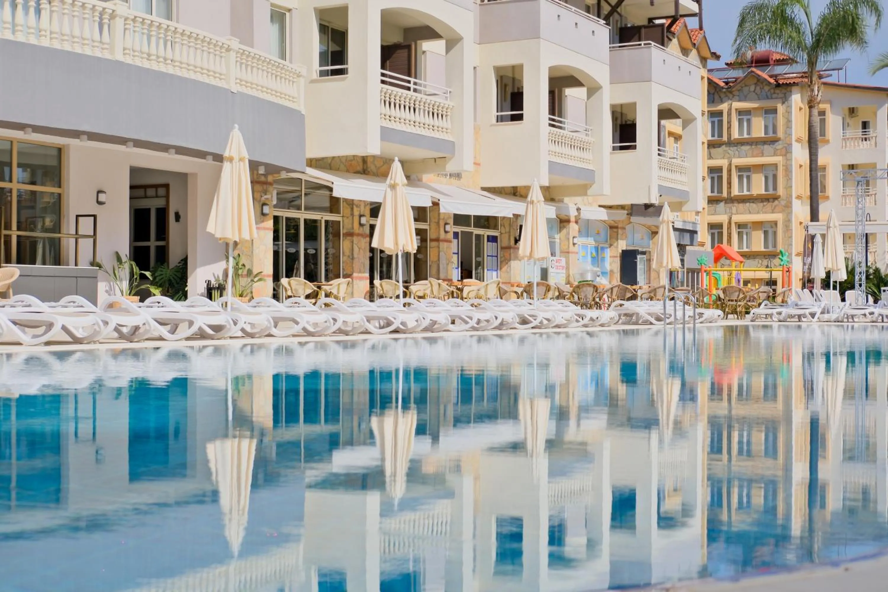 Swimming pool in Side Village Family Suite - All Inclusive