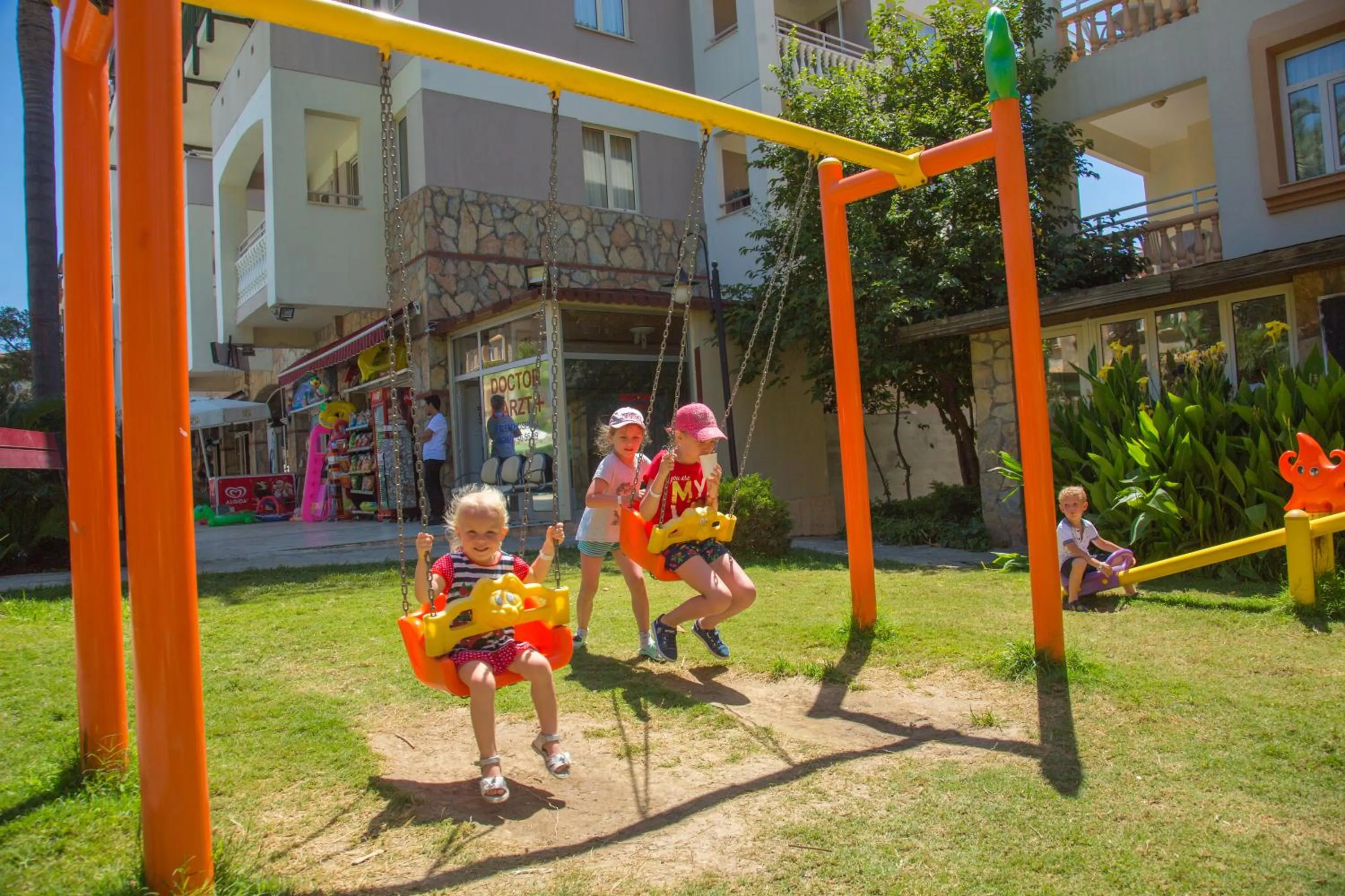 Children play ground in Side Village Family Suite - All Inclusive