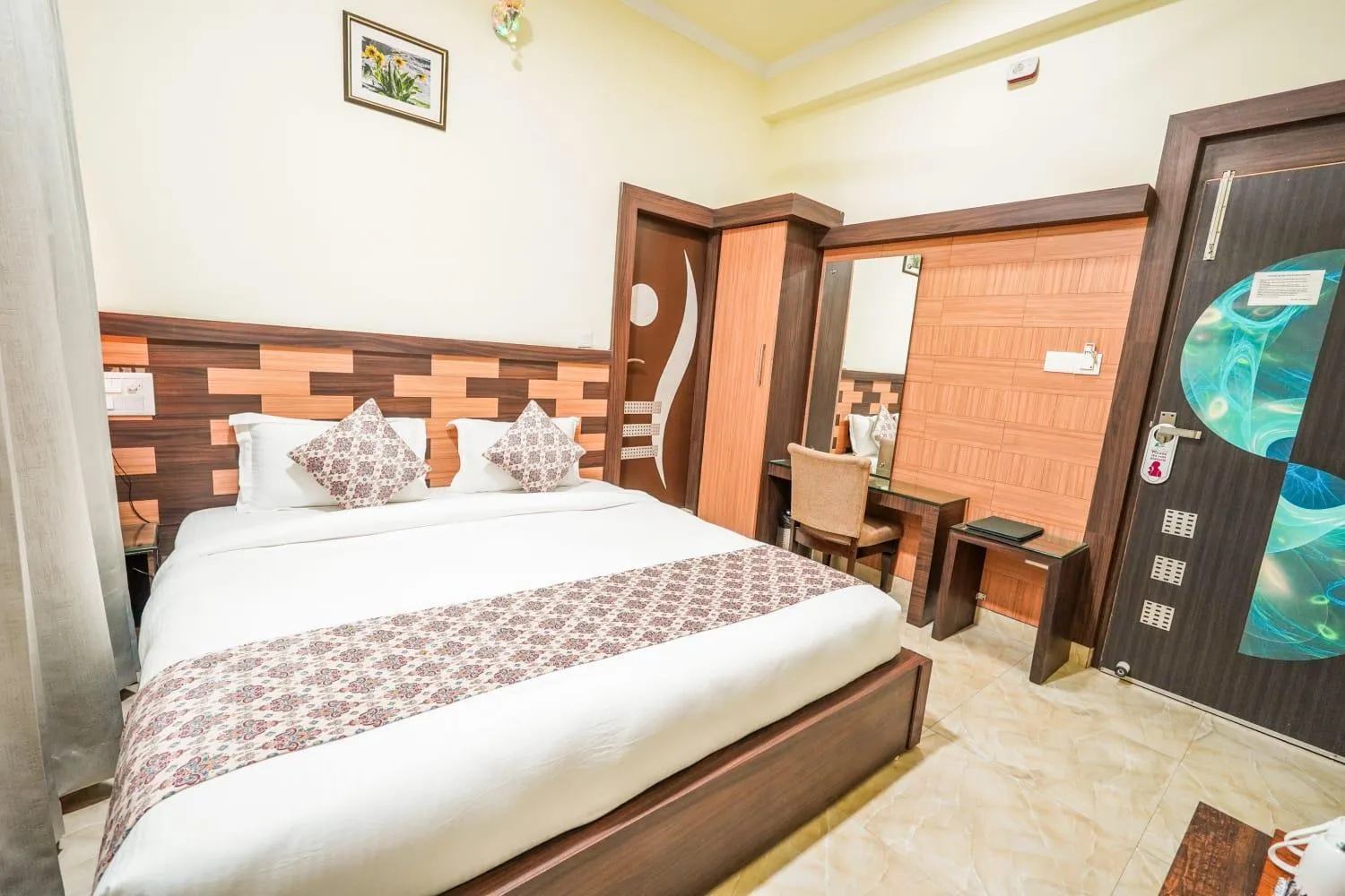 Bed in Hotel Nature's View