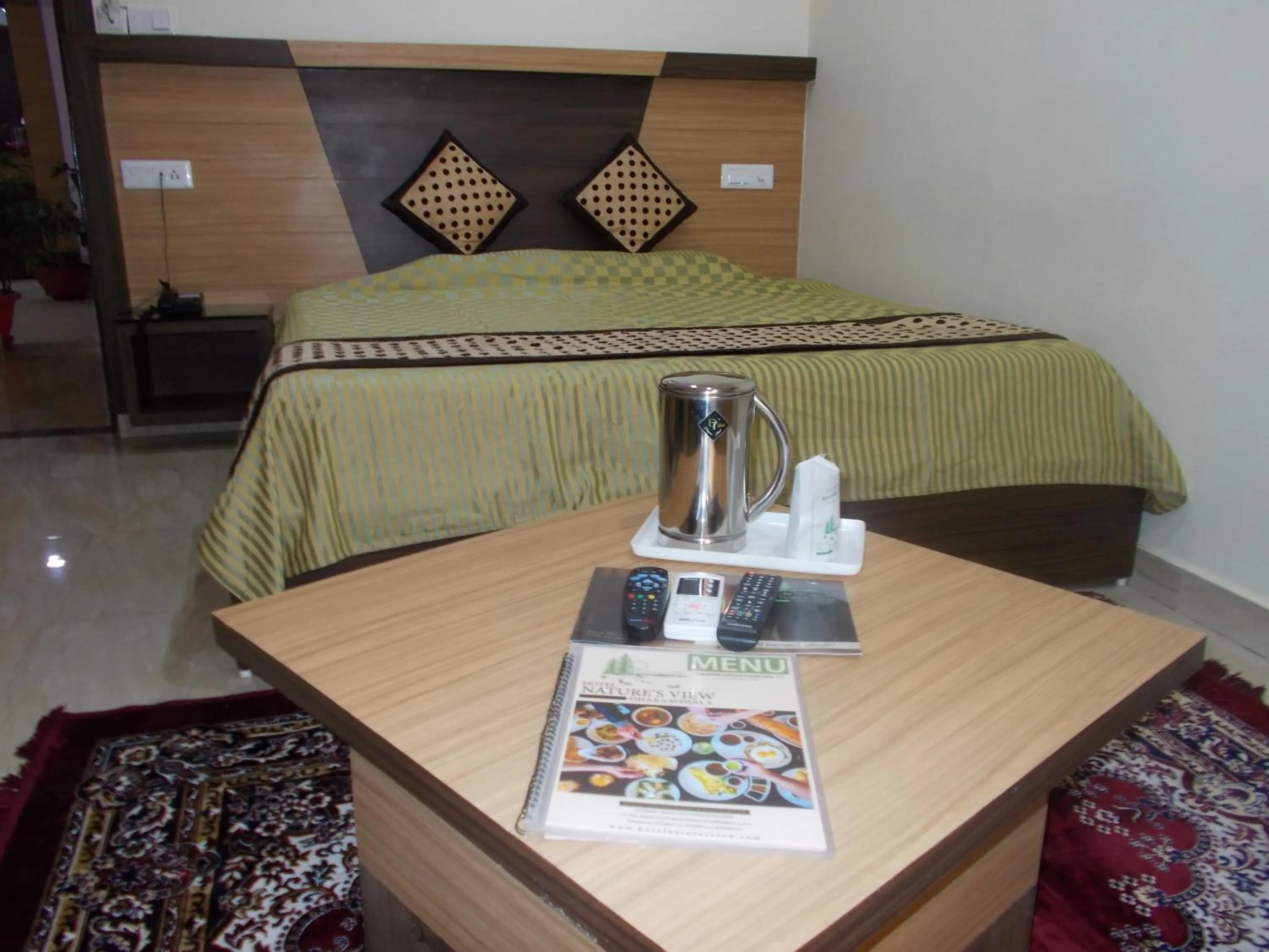 Bed in Hotel Nature's View