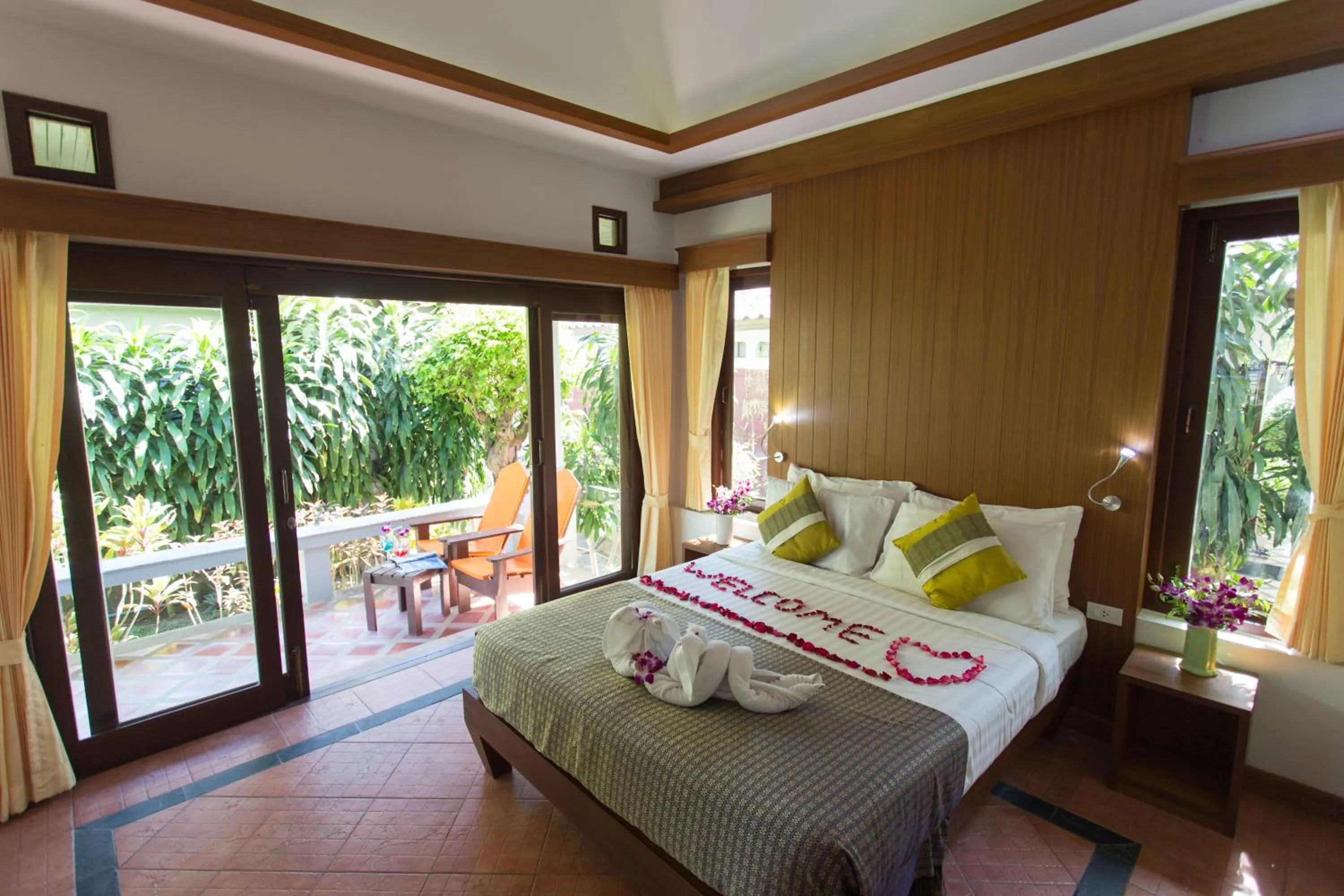 Bedroom, Bed in Samui Honey Cottages Beach Resort - SHA Extra Plus