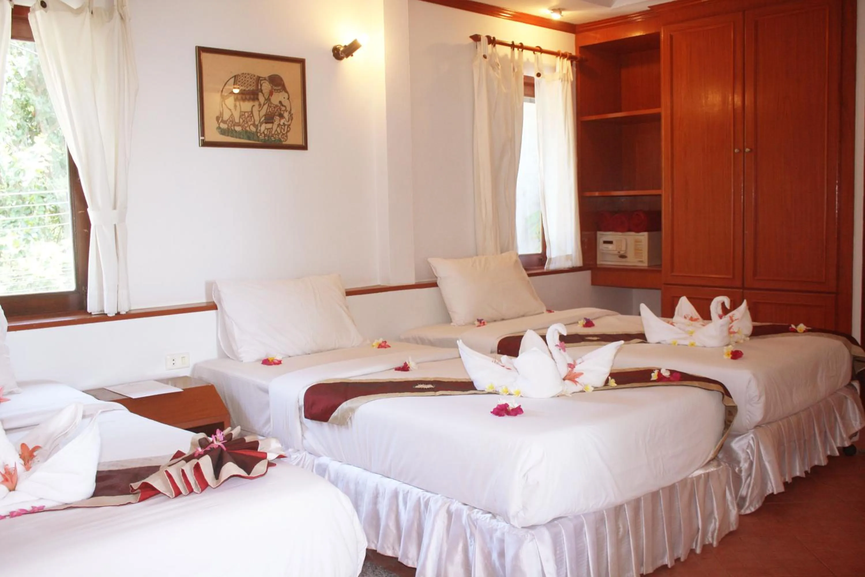 Bedroom, Bed in Samui Honey Cottages Beach Resort - SHA Extra Plus