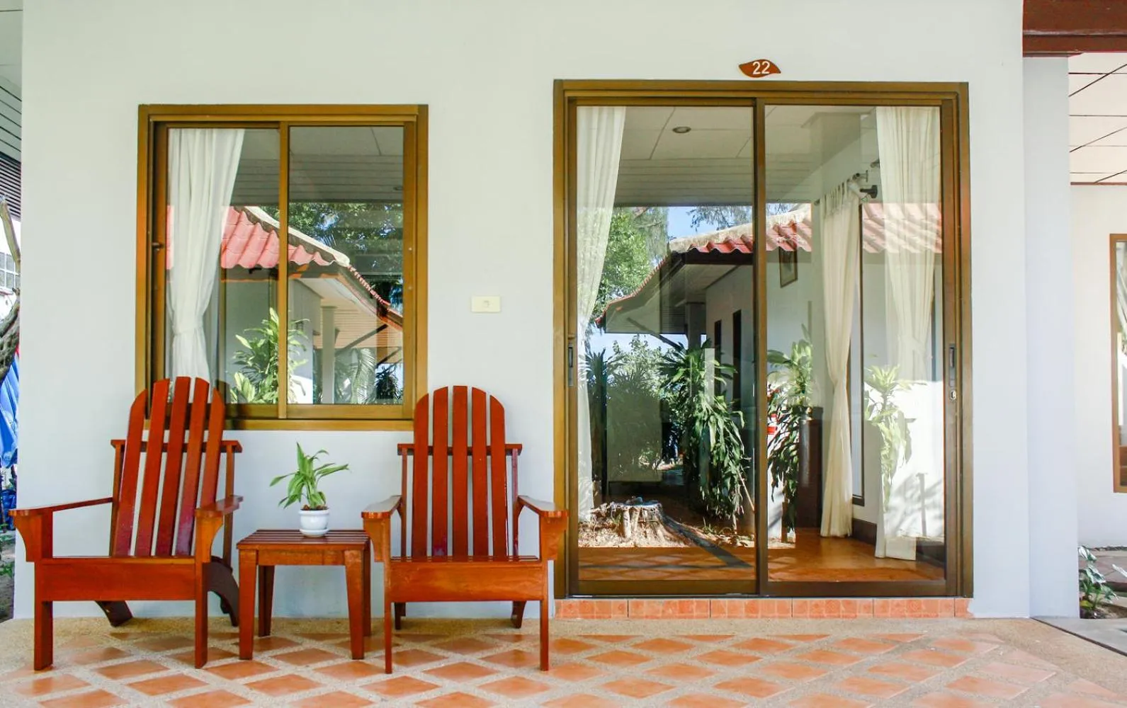 Balcony/Terrace in Samui Honey Cottages Beach Resort - SHA Extra Plus