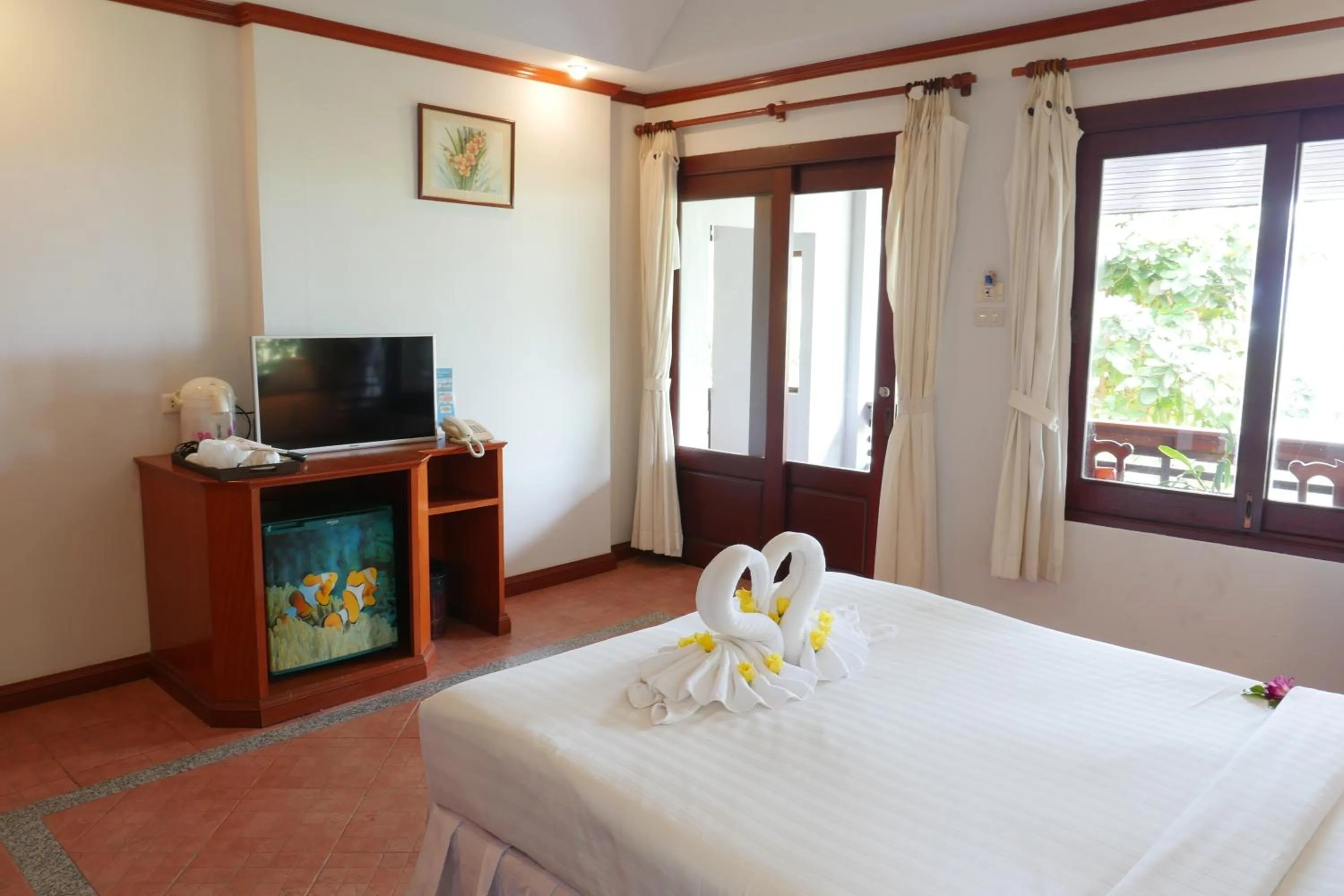 Bedroom, Bed in Samui Honey Cottages Beach Resort - SHA Extra Plus
