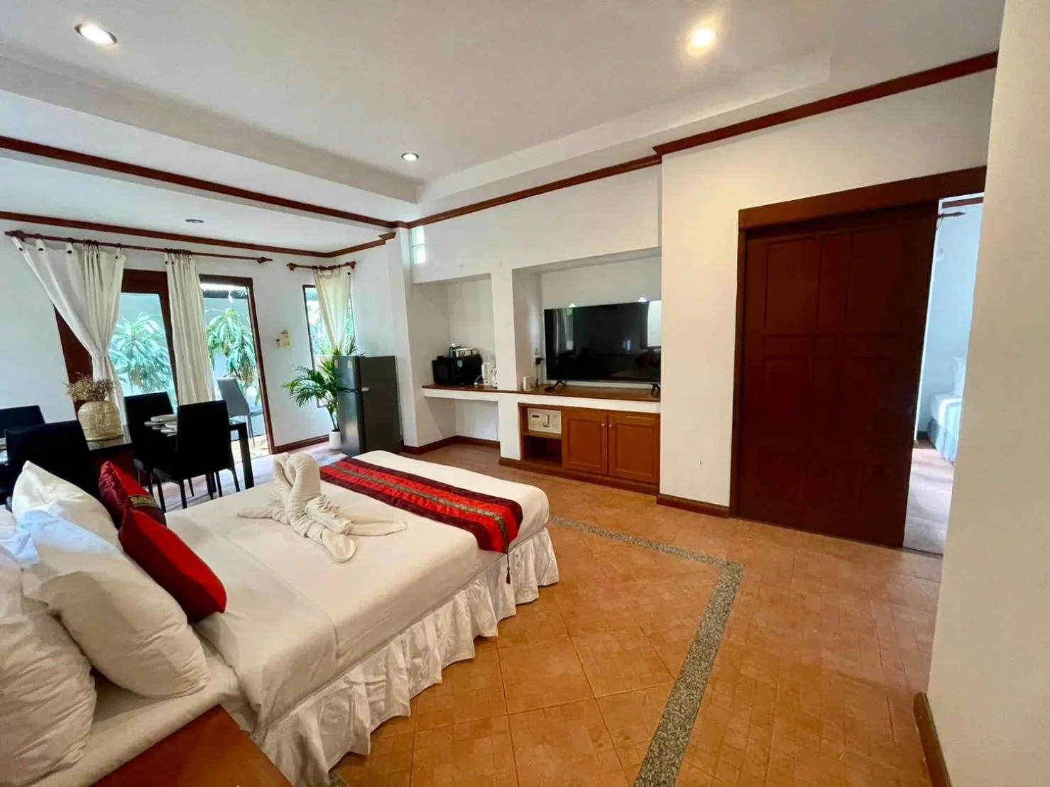 Bedroom, Bed in Samui Honey Cottages Beach Resort - SHA Extra Plus