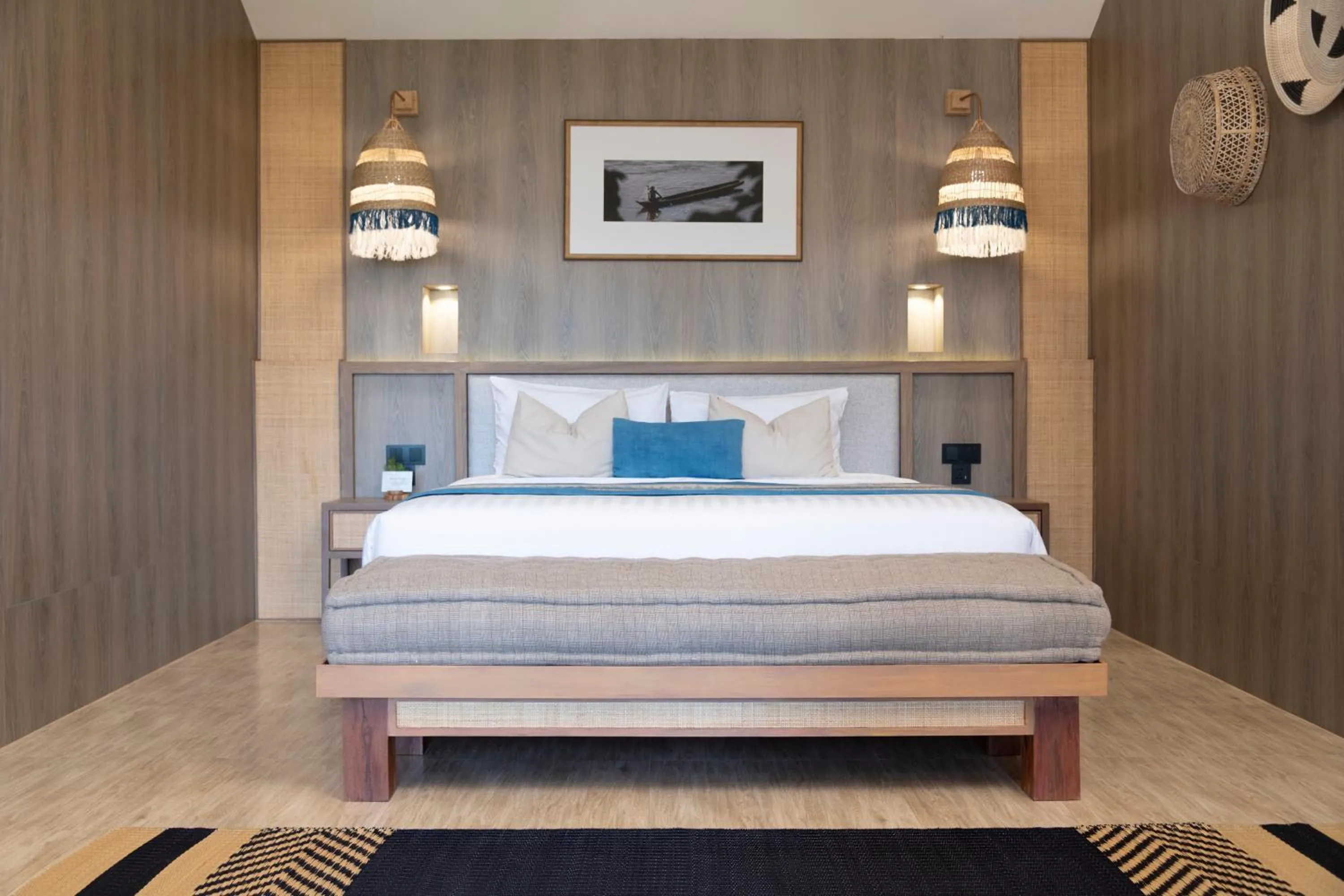 Bed in Tohsang Heritage Khongjiam