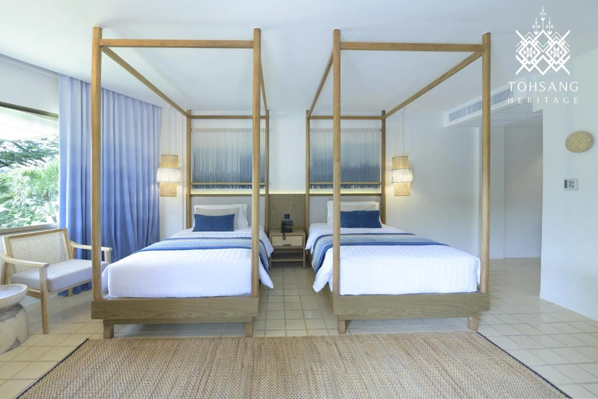 Bed in Tohsang Heritage Khongjiam