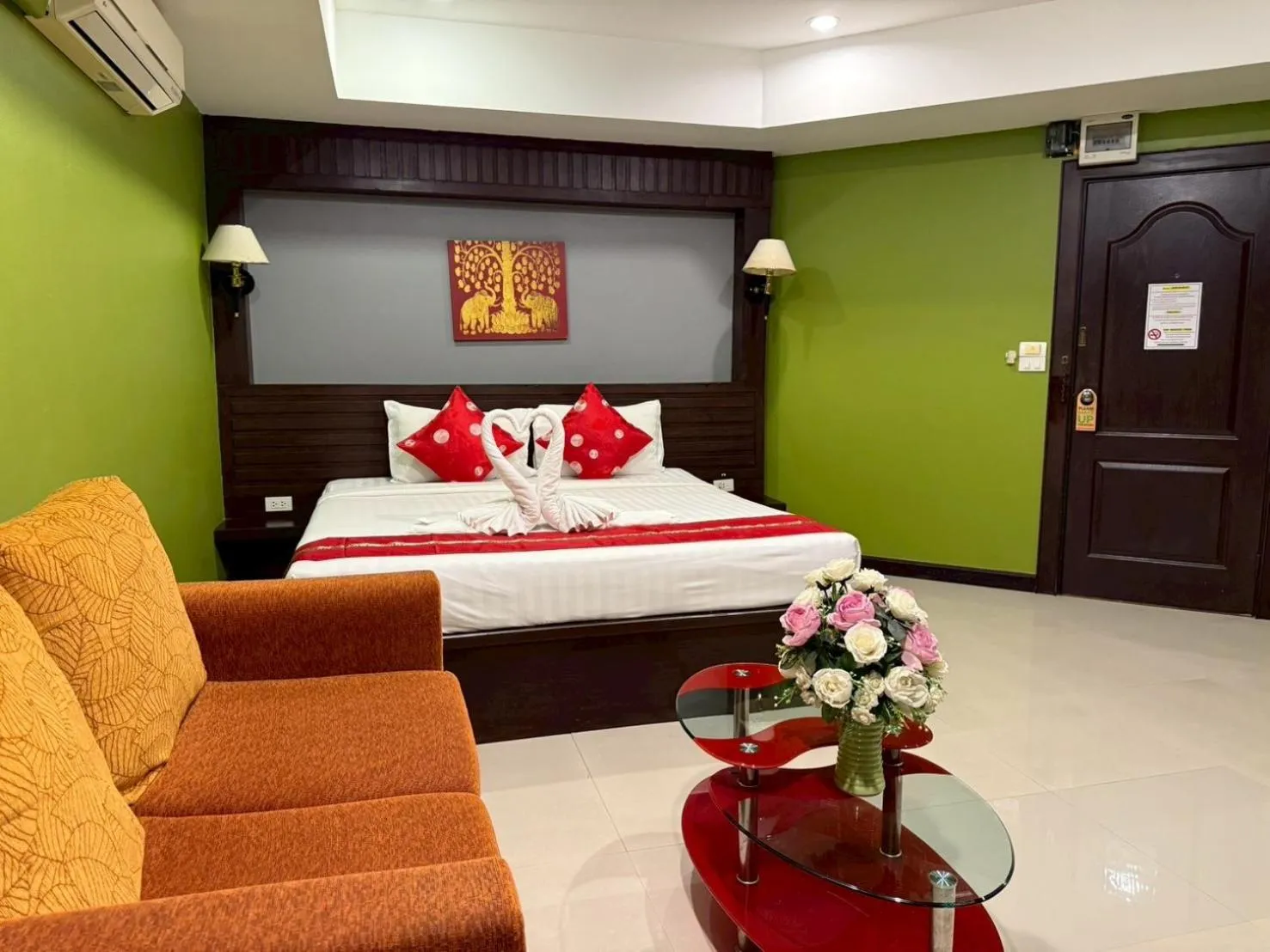 Bedroom, Bed in The Great Residence Suvarnabhumi Airport