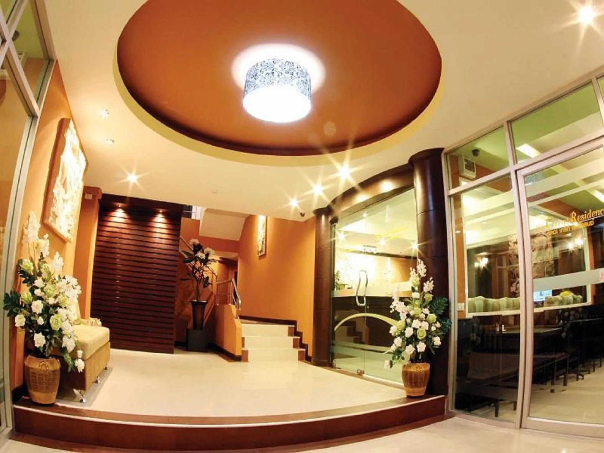 Lobby or reception, Bed in The Great Residence Suvarnabhumi Airport