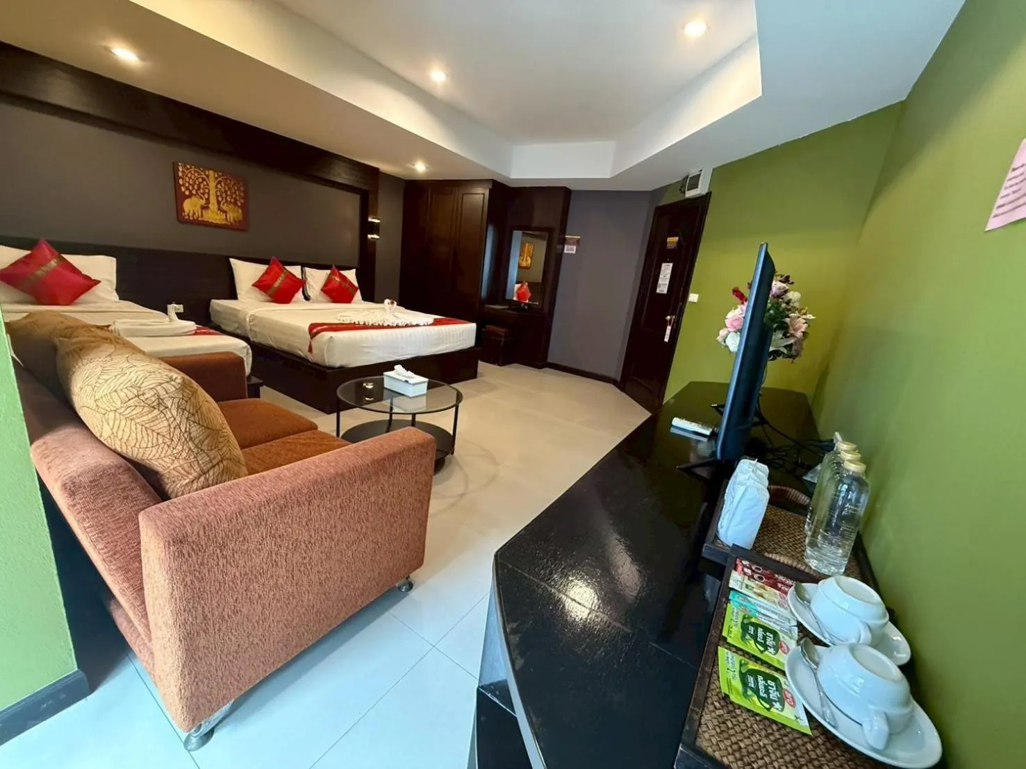 Bedroom in The Great Residence Suvarnabhumi Airport