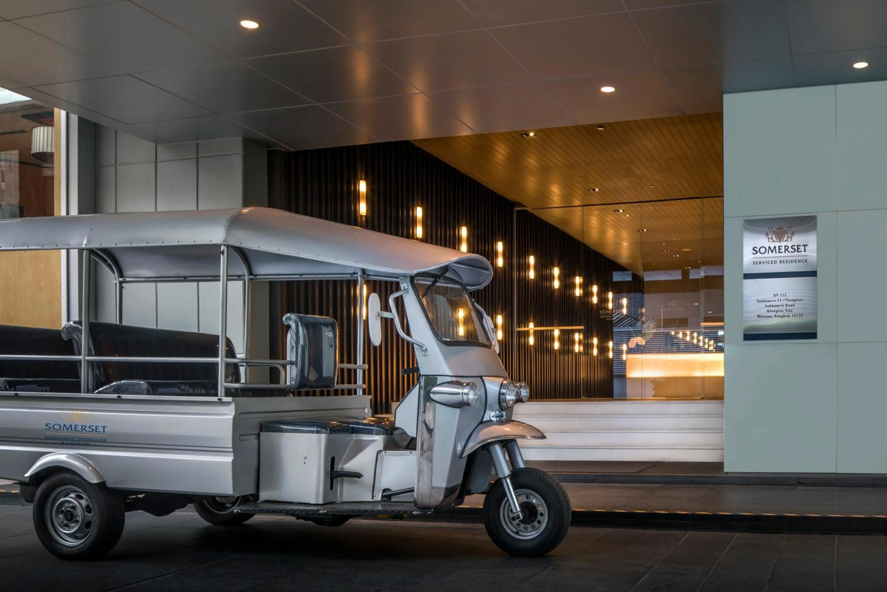 Facade/entrance in Somerset Sukhumvit Thonglor Bangkok