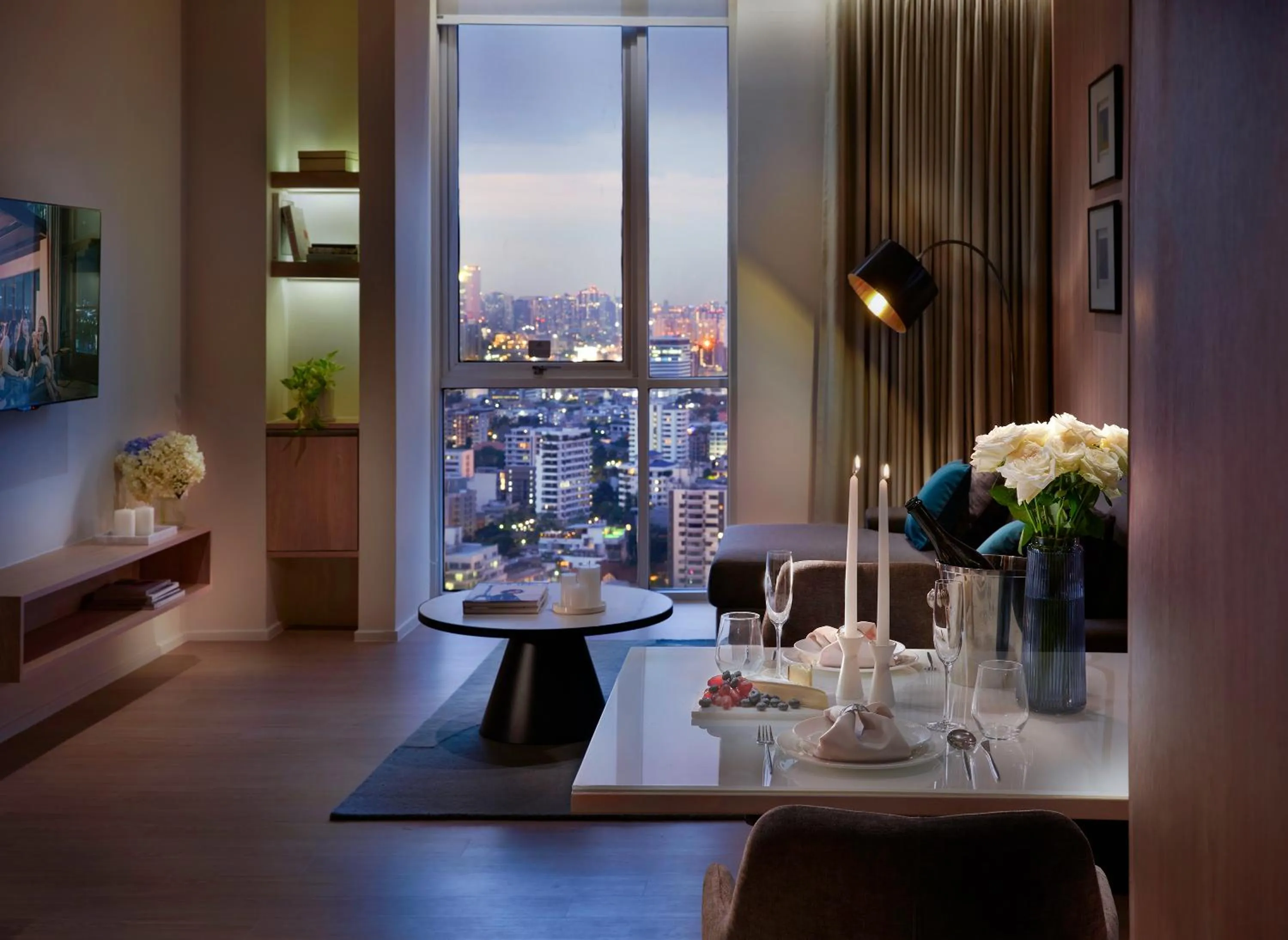 Living room in Somerset Sukhumvit Thonglor Bangkok