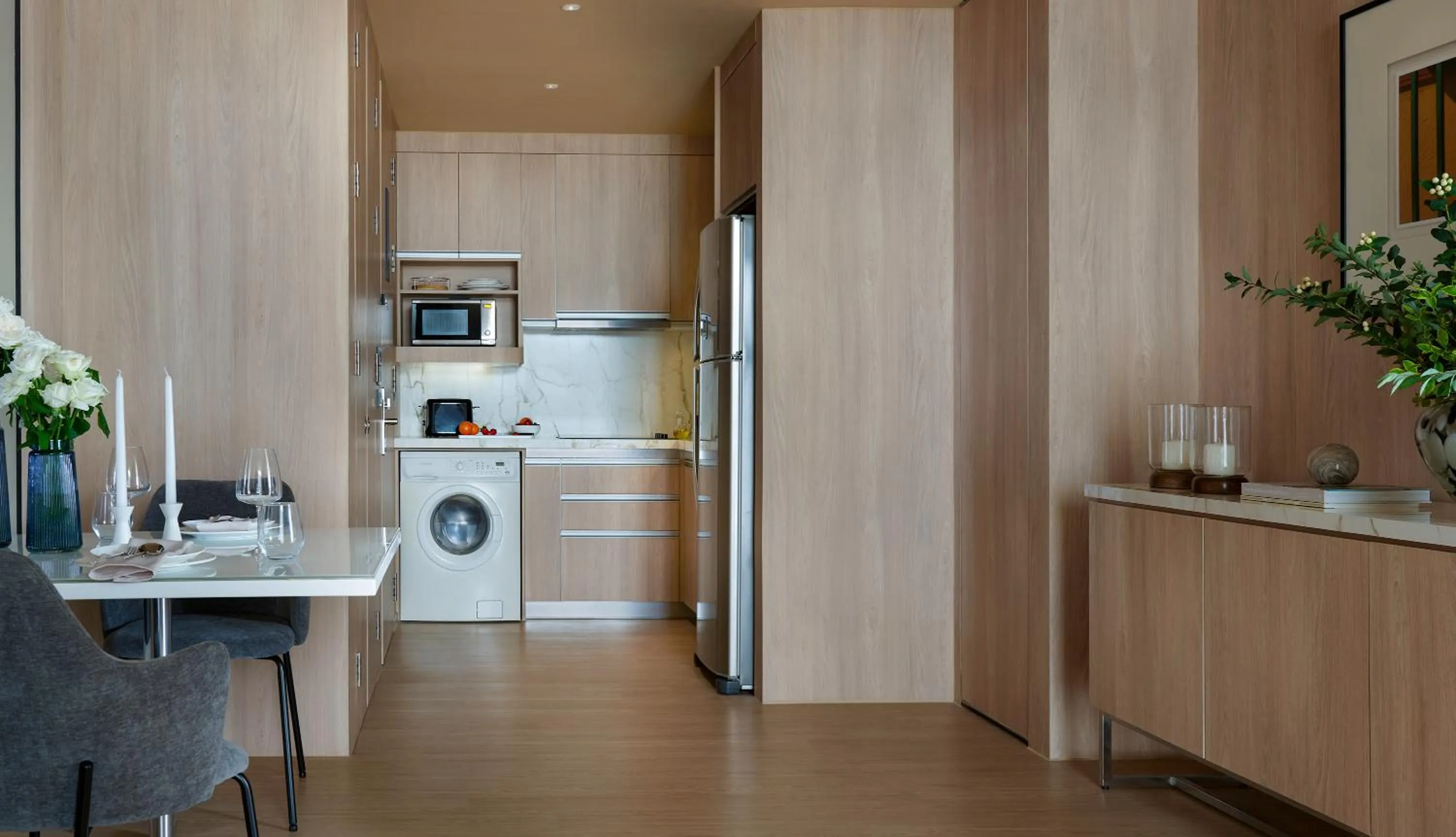 kitchen in Somerset Sukhumvit Thonglor Bangkok