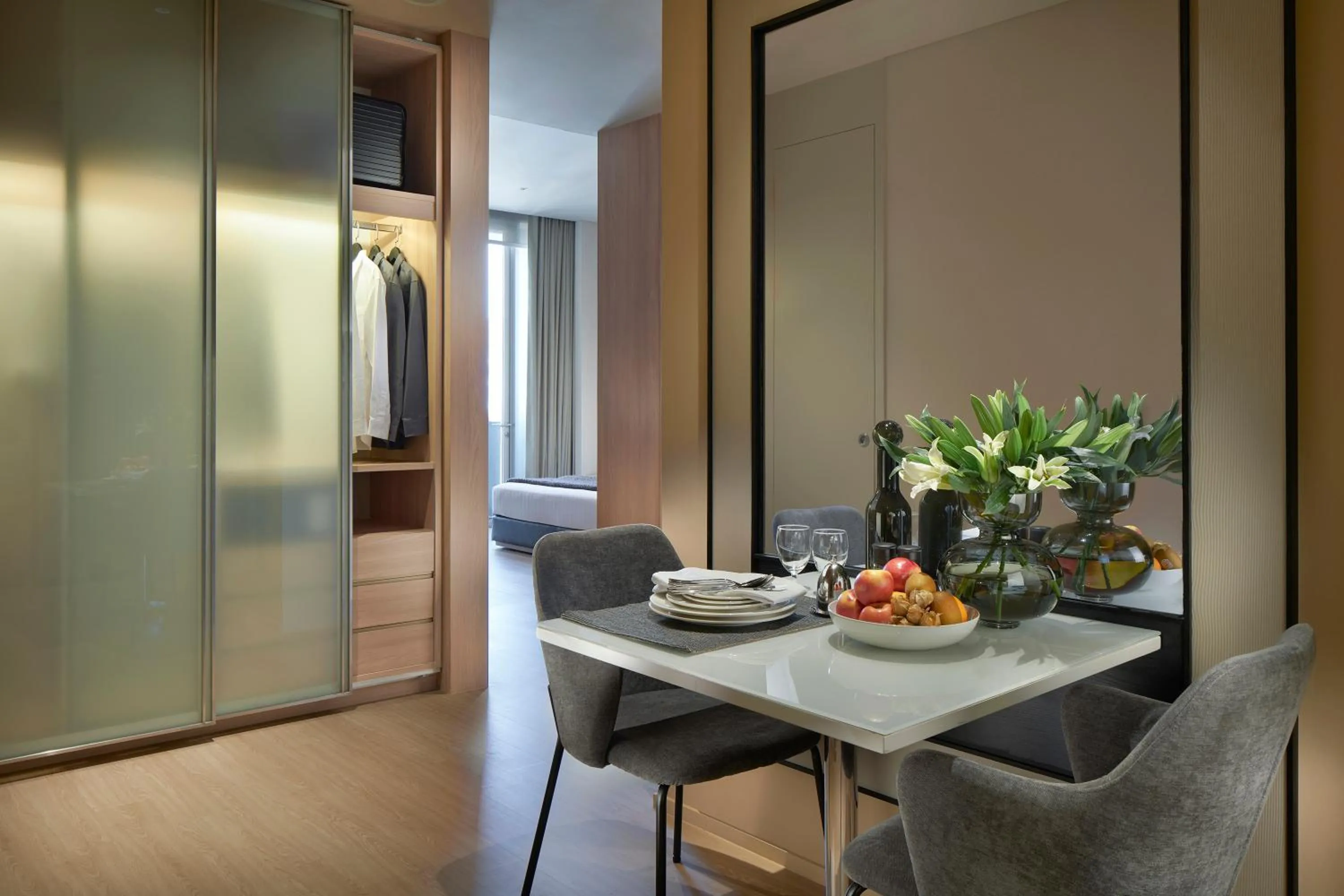 Dining area in Somerset Sukhumvit Thonglor Bangkok