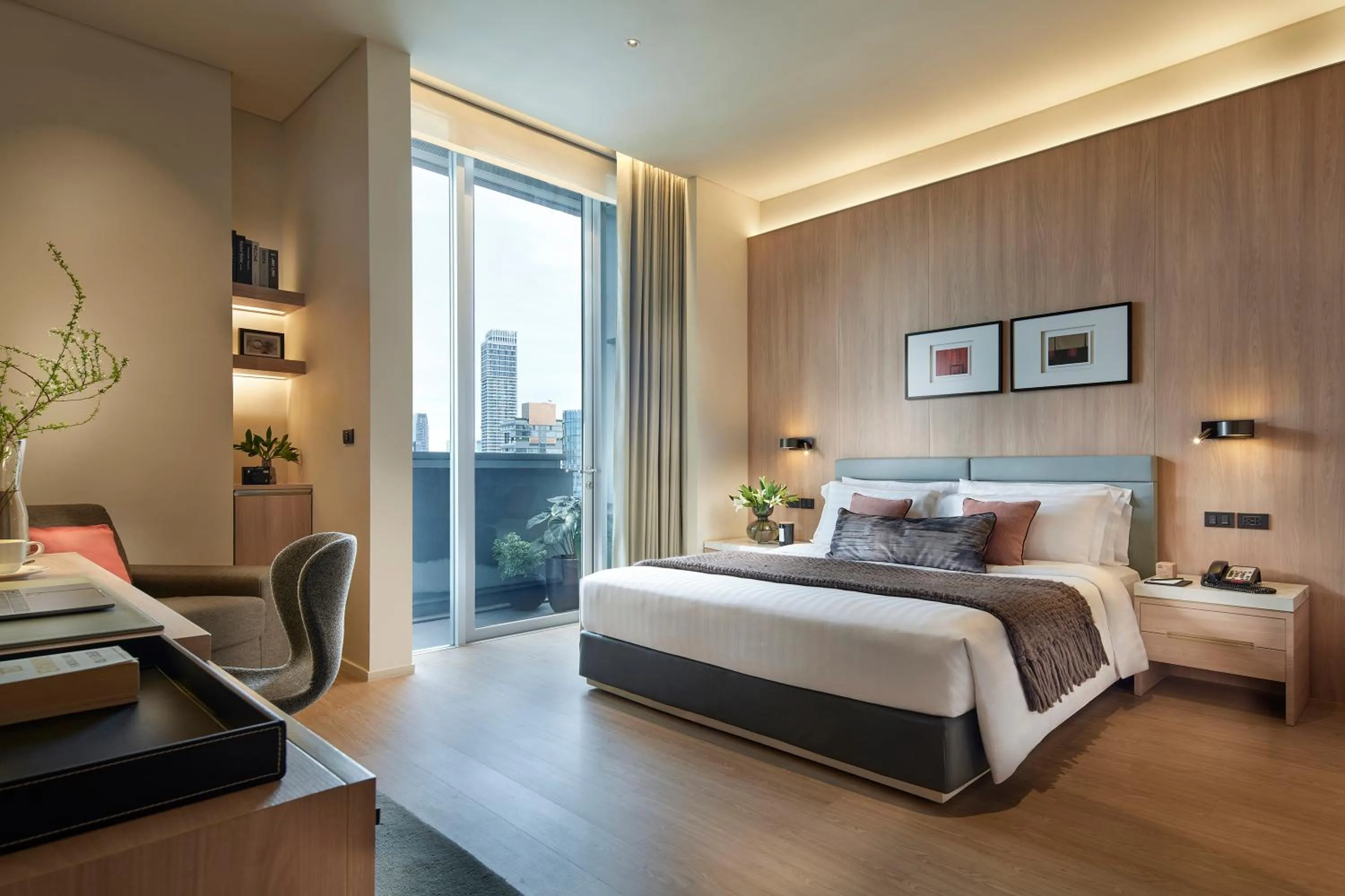 Bed in Somerset Sukhumvit Thonglor Bangkok