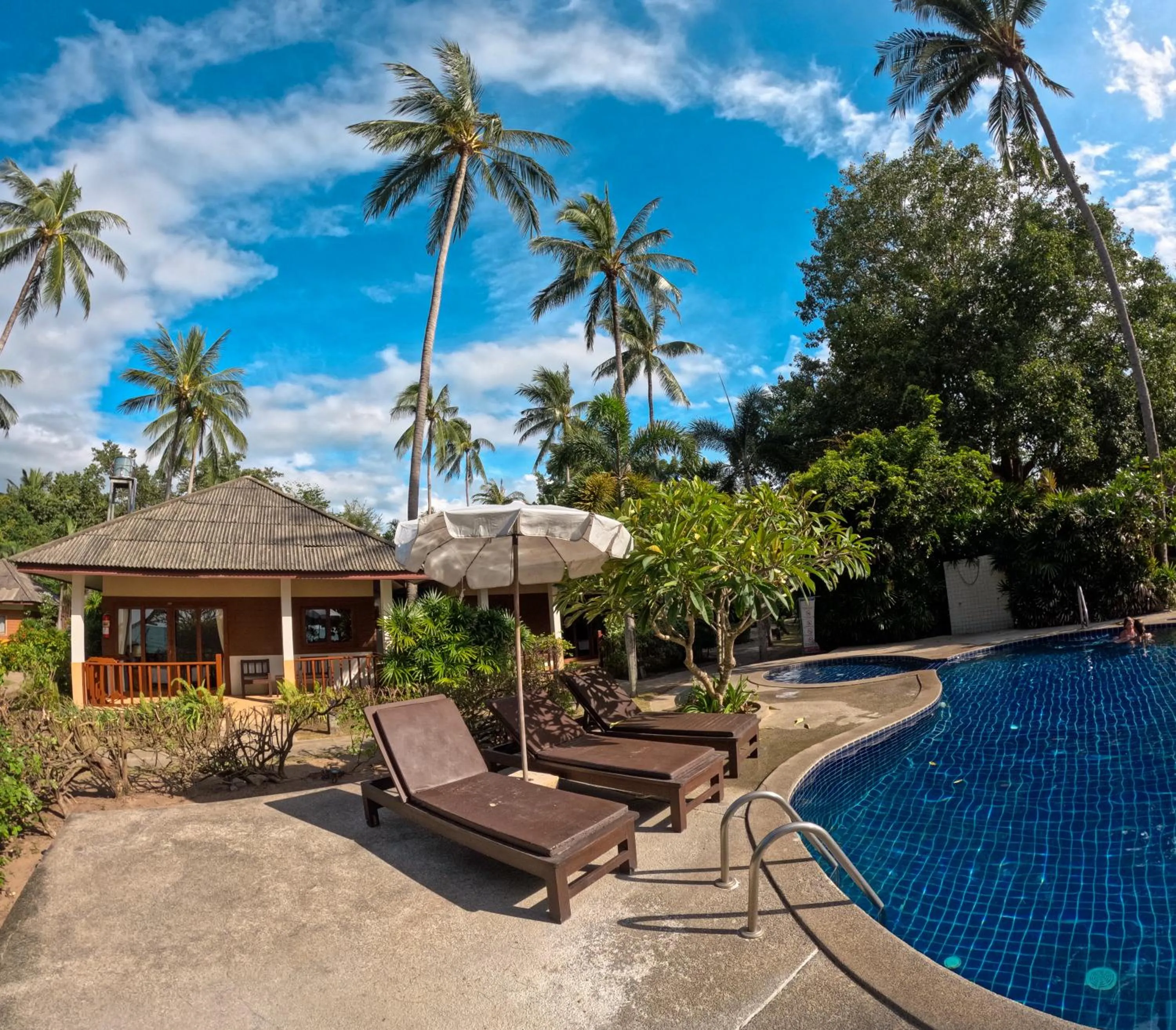 Pool view in Anahata Resort