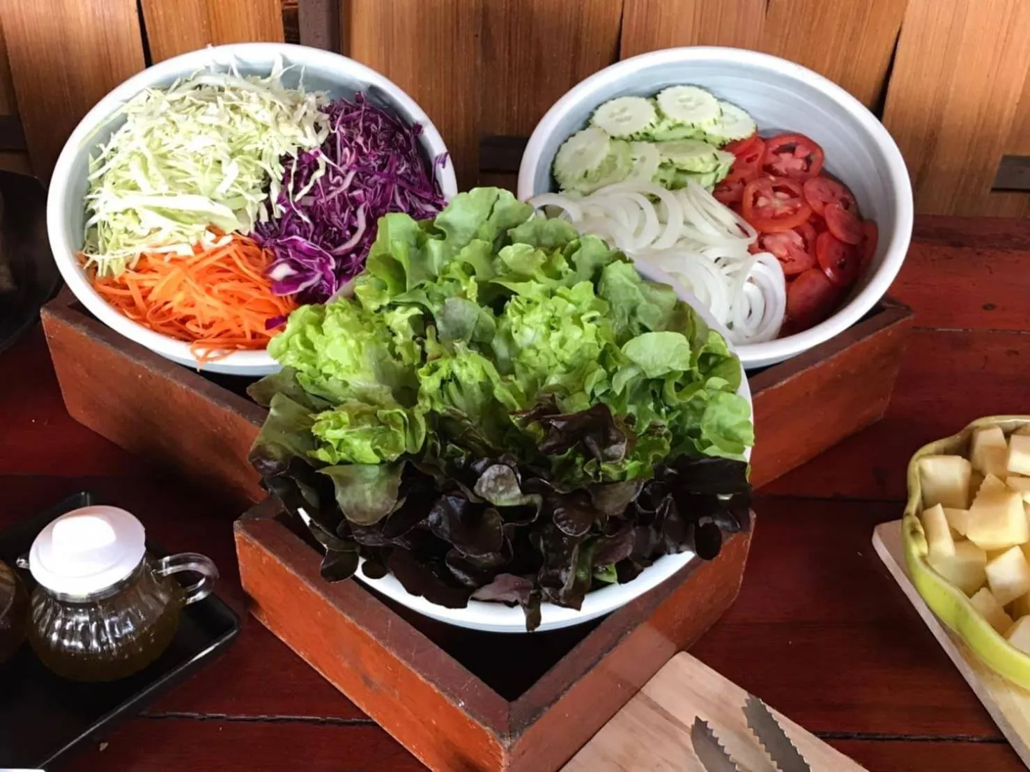 Buffet breakfast in Anahata Resort