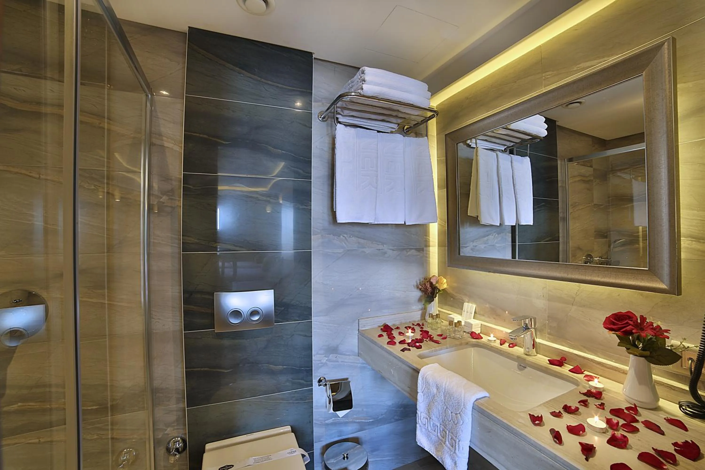 Shower in Corner Hotel Laleli