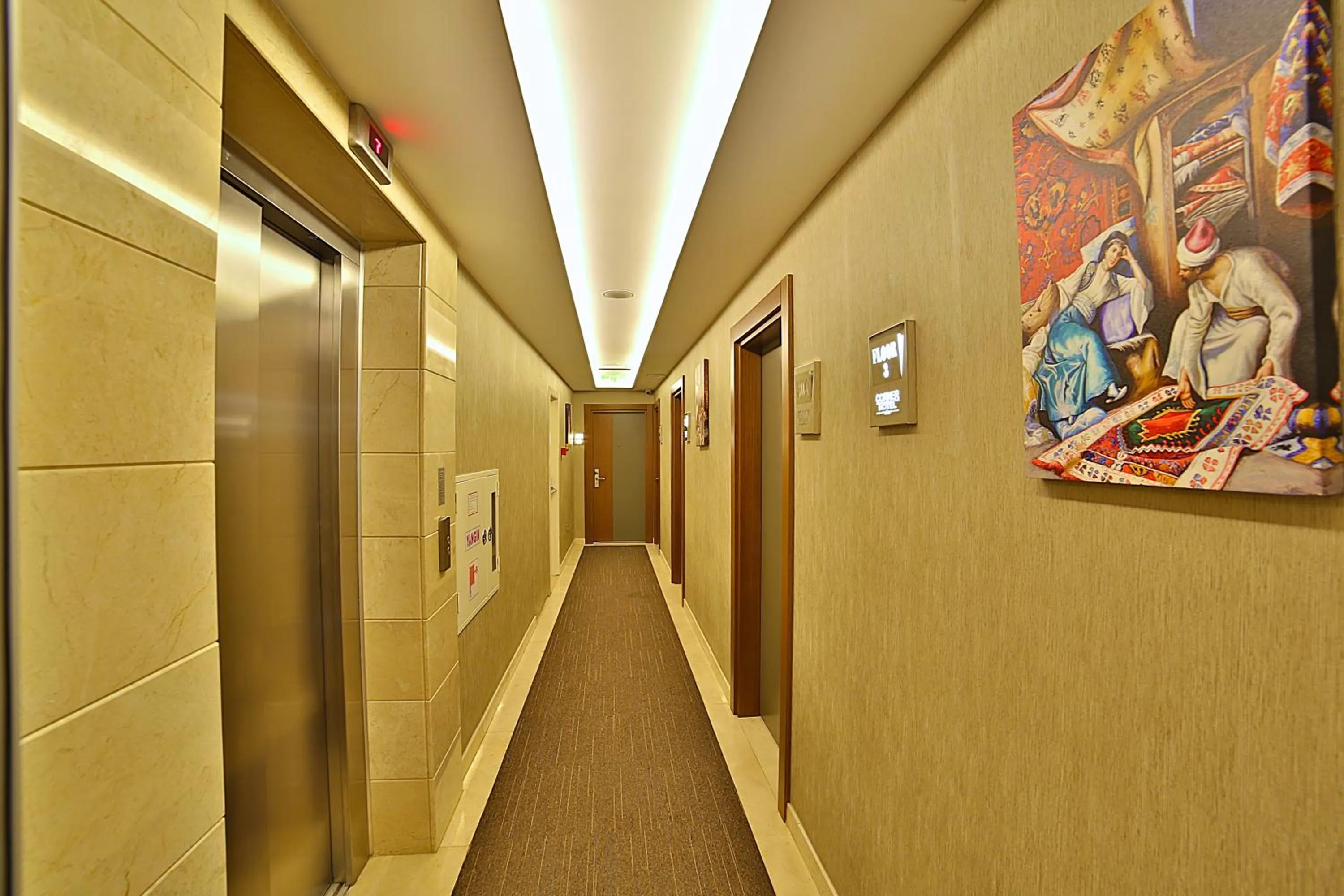 Decorative detail in Corner Hotel Laleli