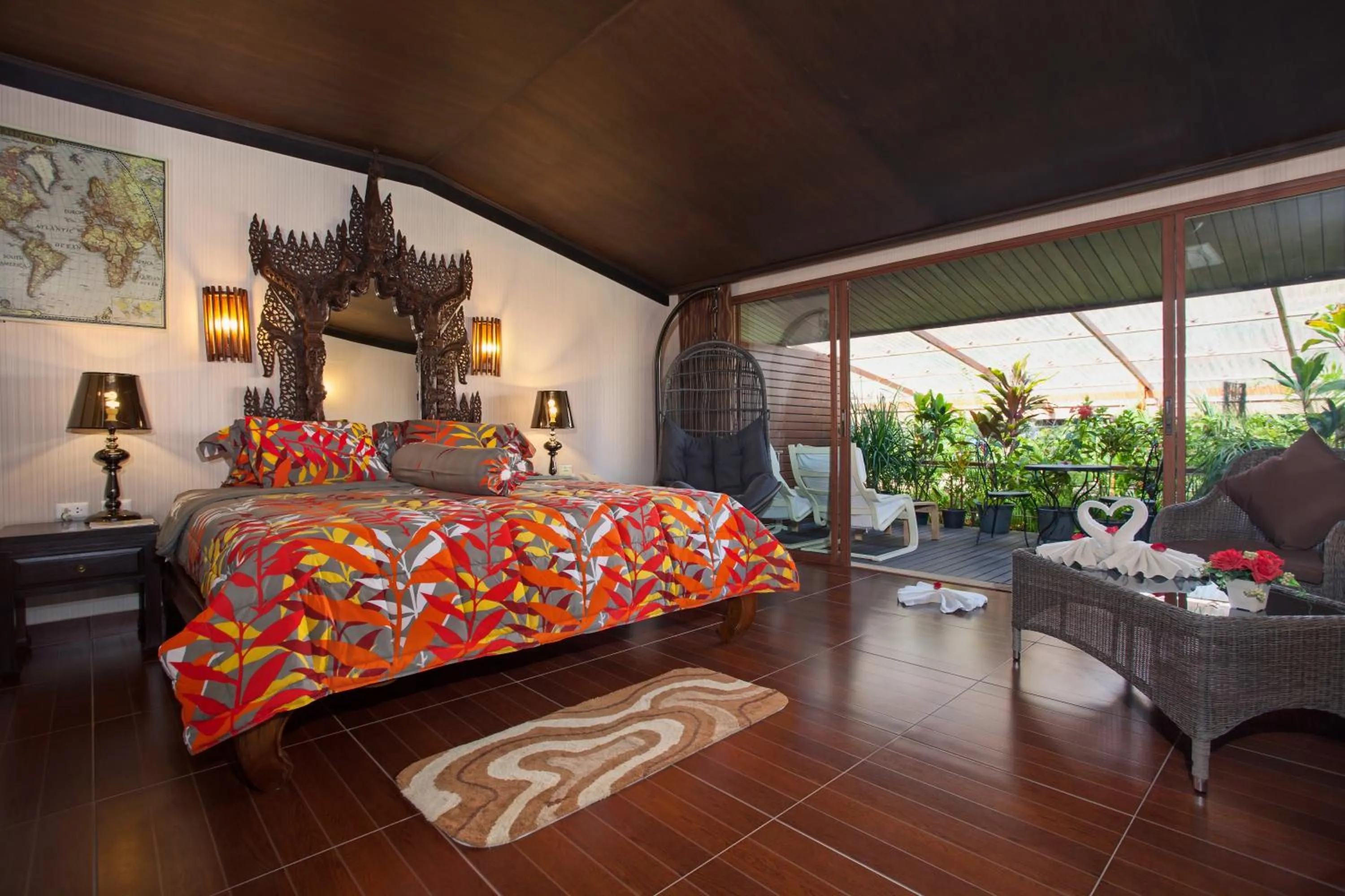 Living room, Bed in Tropica Bungalow Beach Hotel