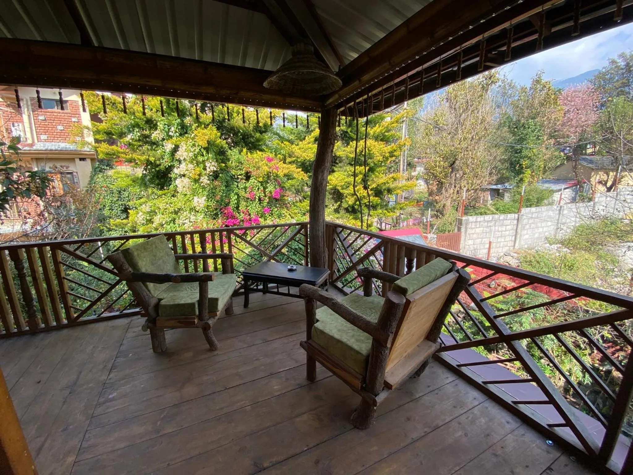 Seating area in The Divine Hima