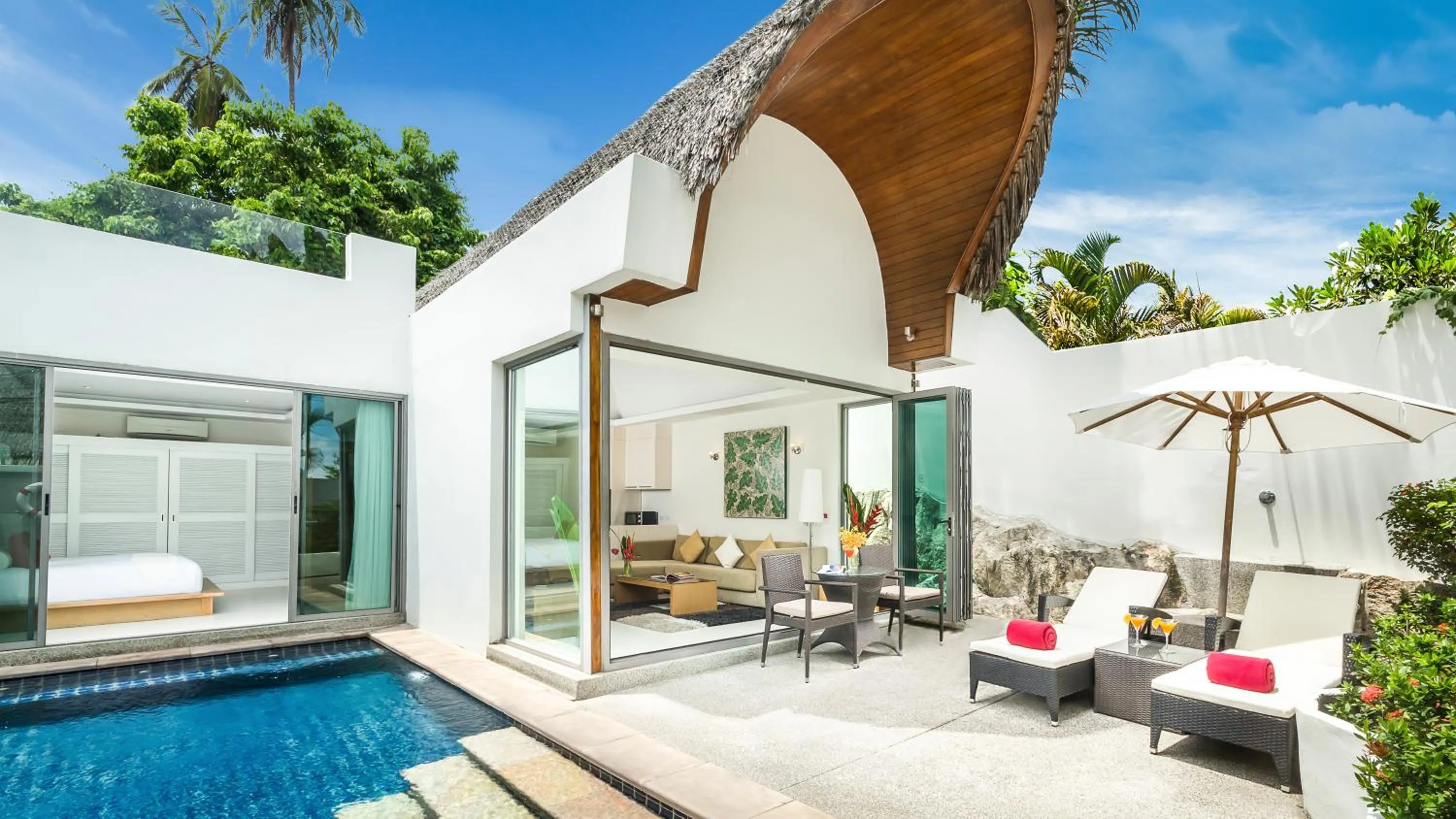 Garden in Beach Republic Koh Samui