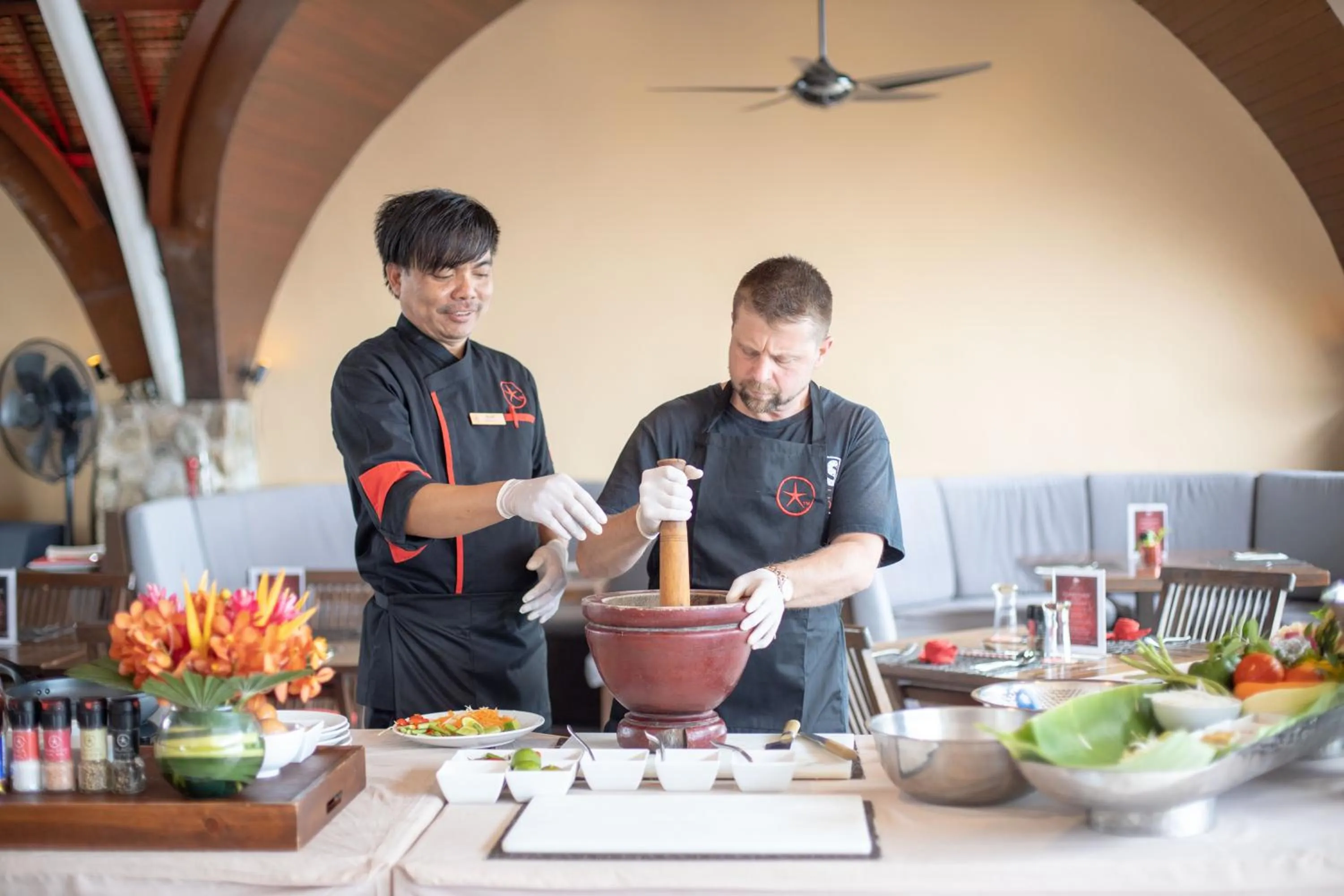 People in Beach Republic Koh Samui