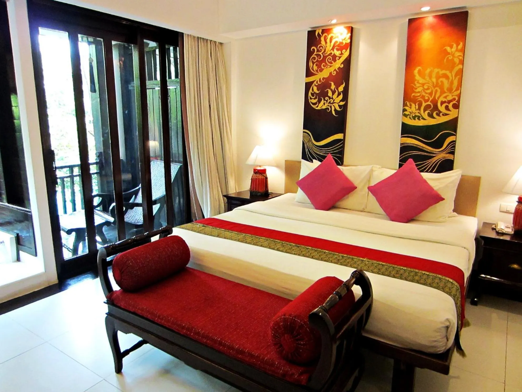 Bed in Yantarasri Resort
