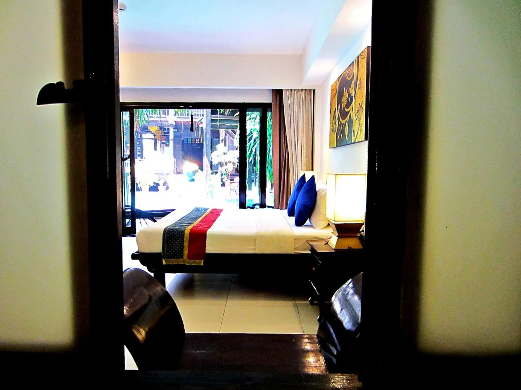 Bed in Yantarasri Resort