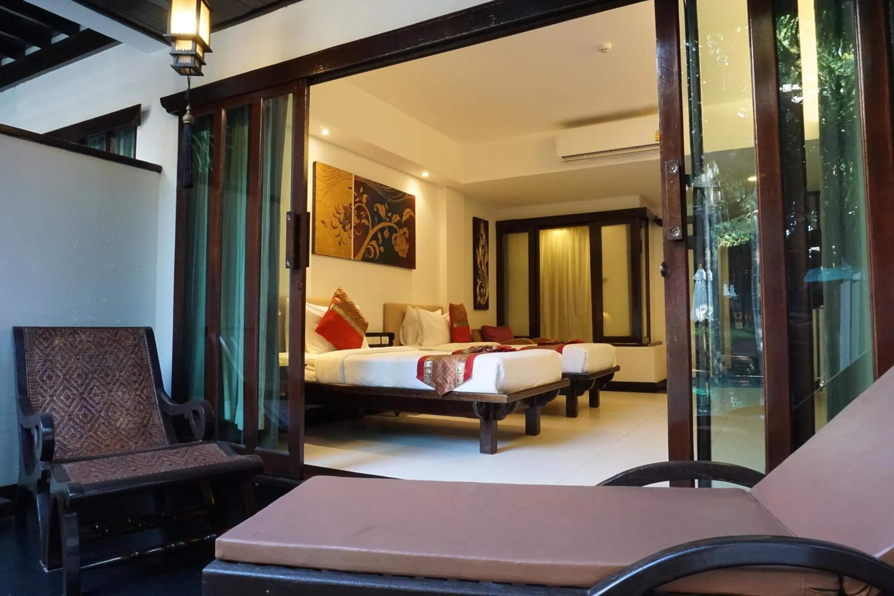 Seating area, Bed in Yantarasri Resort