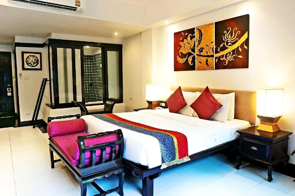 Bed in Yantarasri Resort