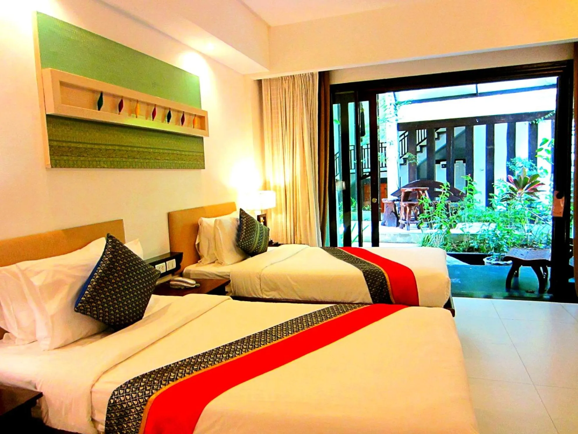 Bed in Yantarasri Resort