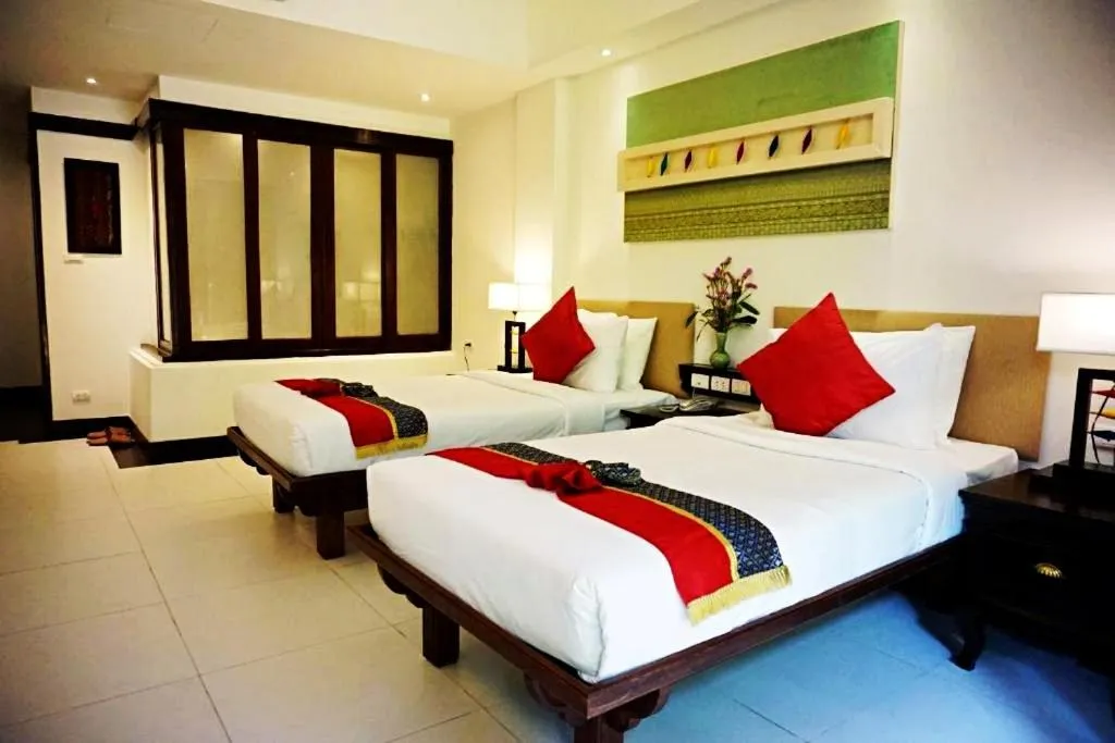 Bed in Yantarasri Resort