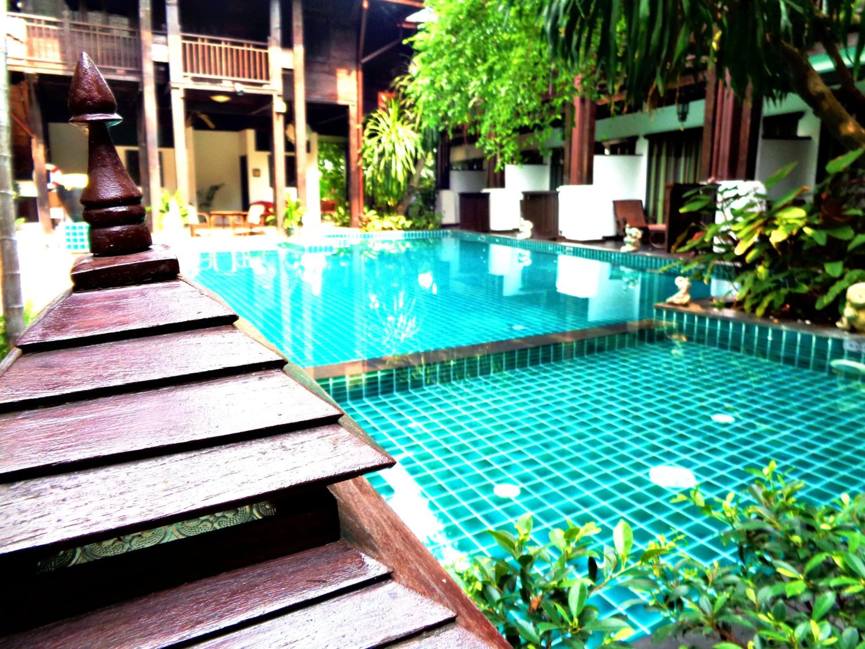 Swimming pool in Yantarasri Resort