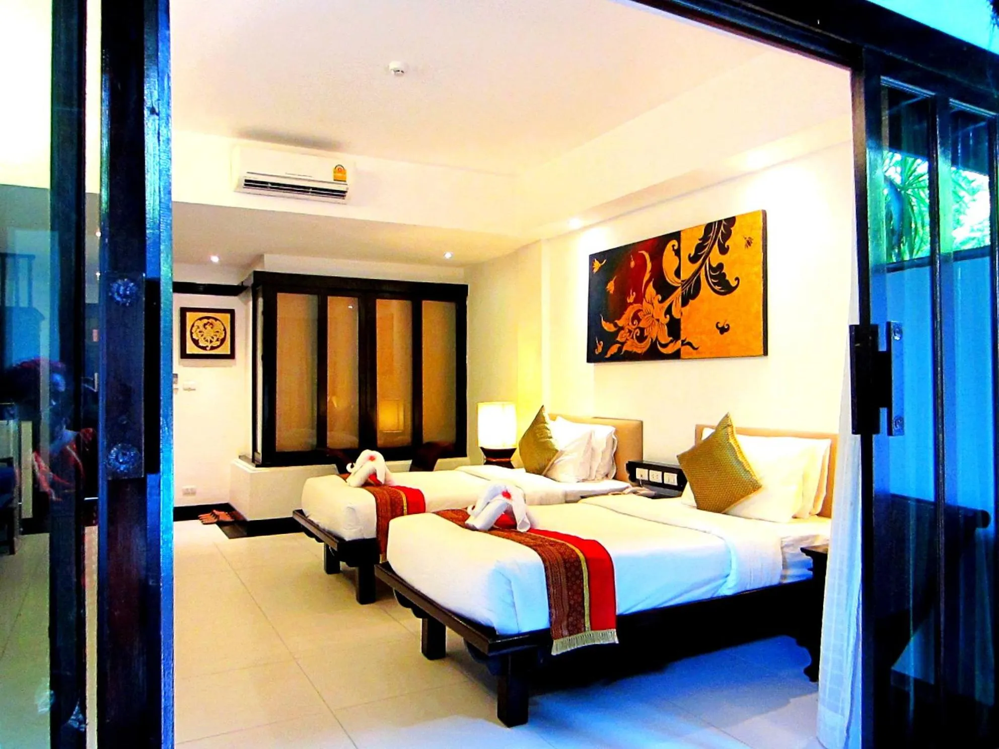 Bed in Yantarasri Resort