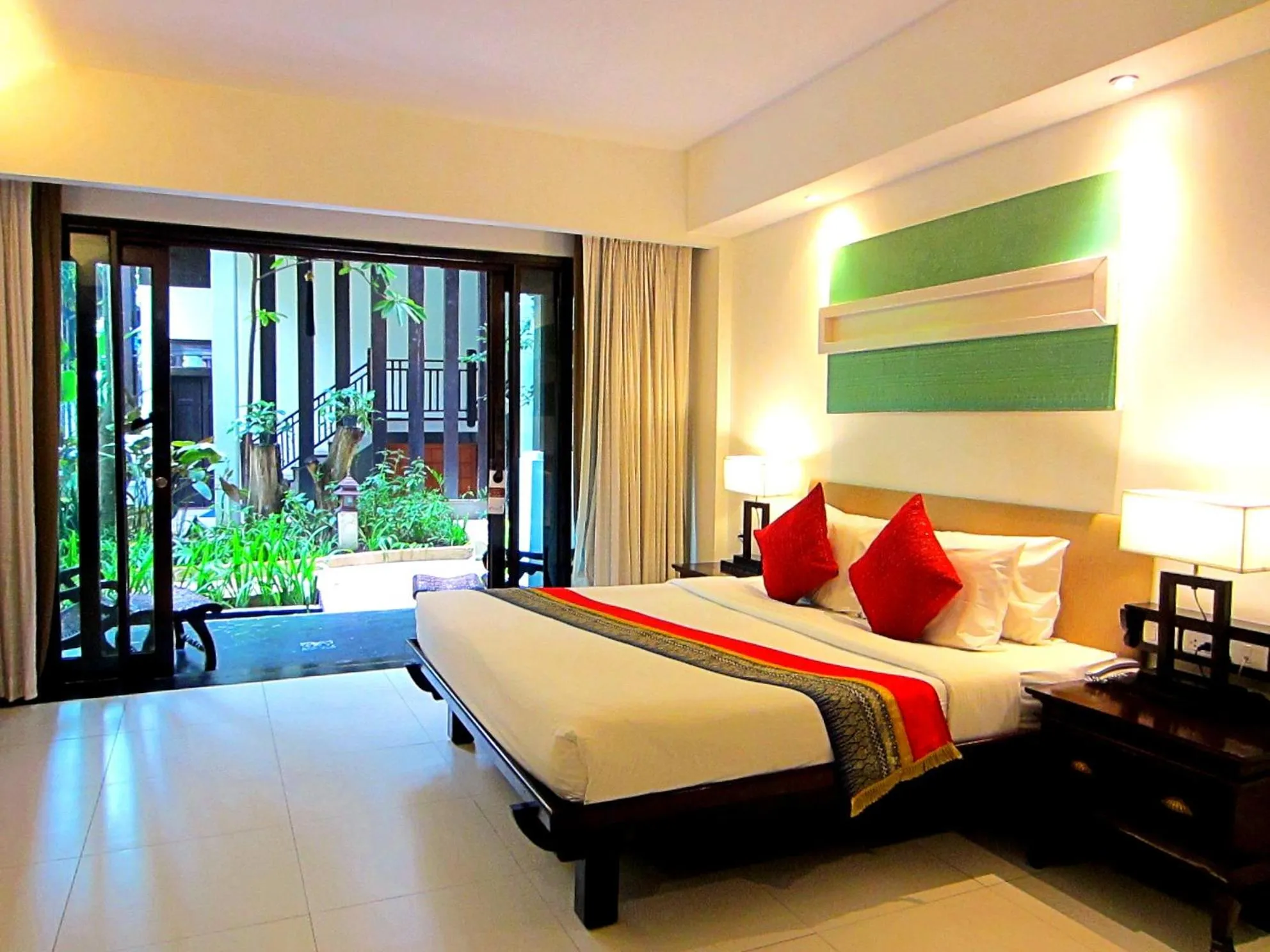 Bed in Yantarasri Resort