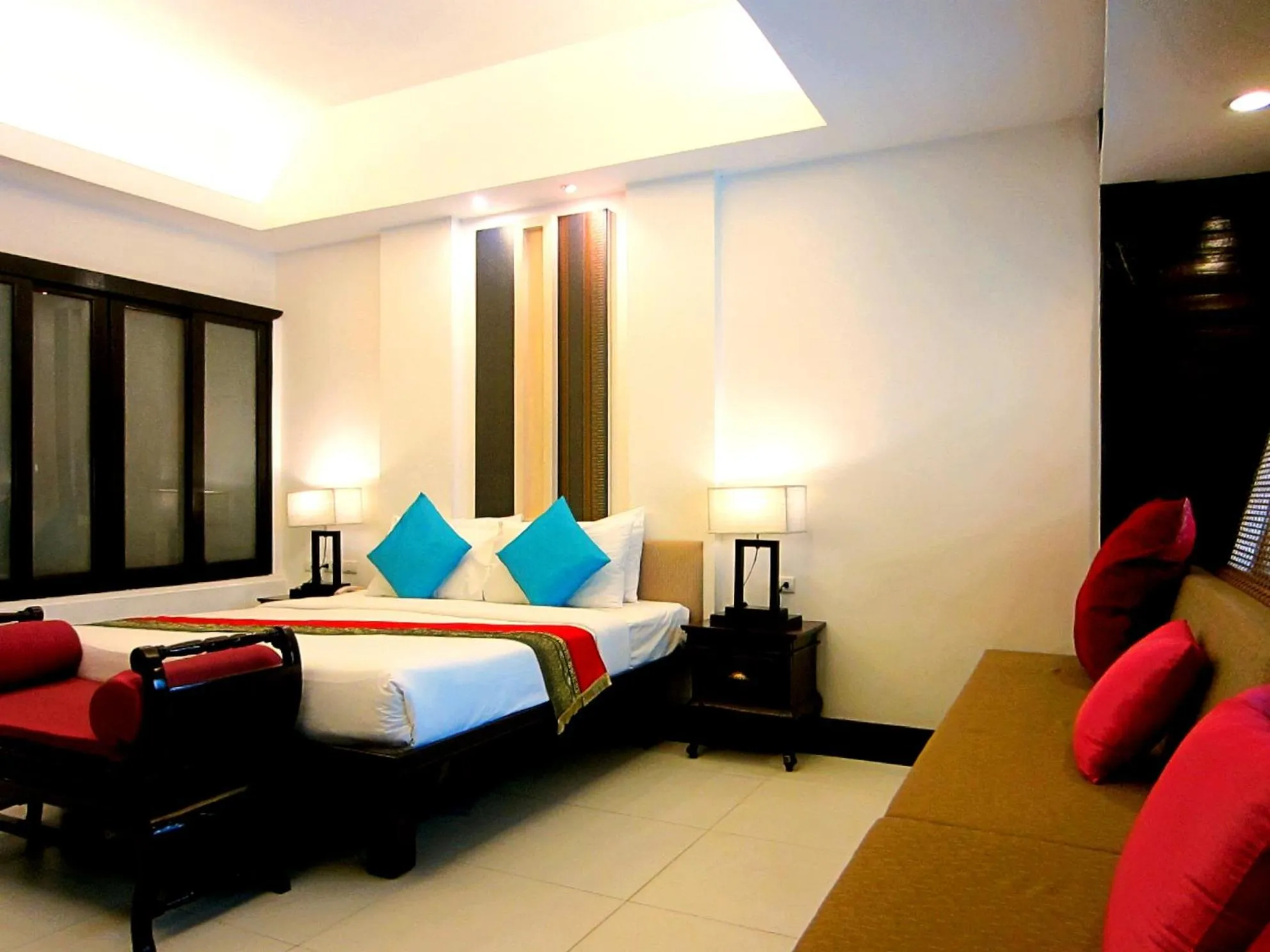 Bed in Yantarasri Resort