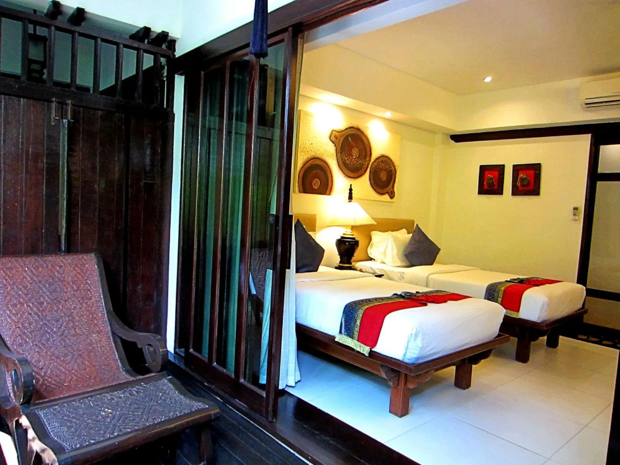 Bed in Yantarasri Resort