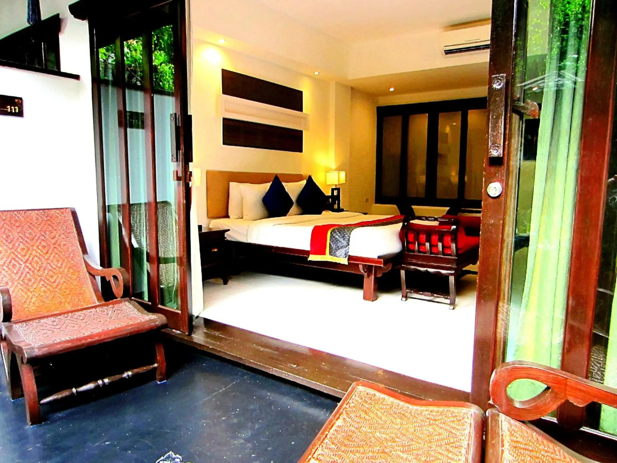 Bed in Yantarasri Resort