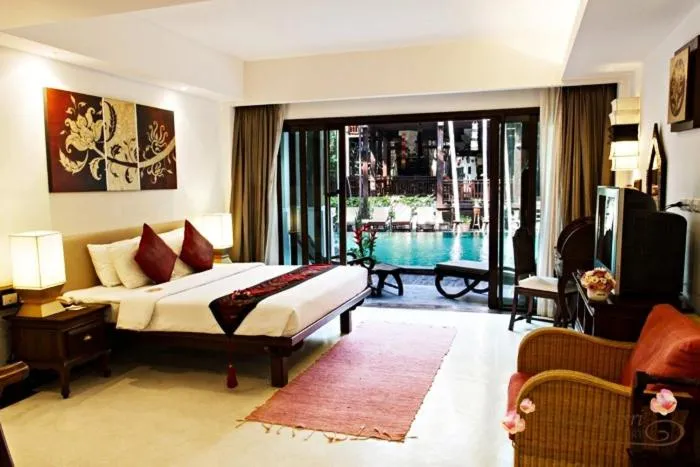 Bed in Yantarasri Resort