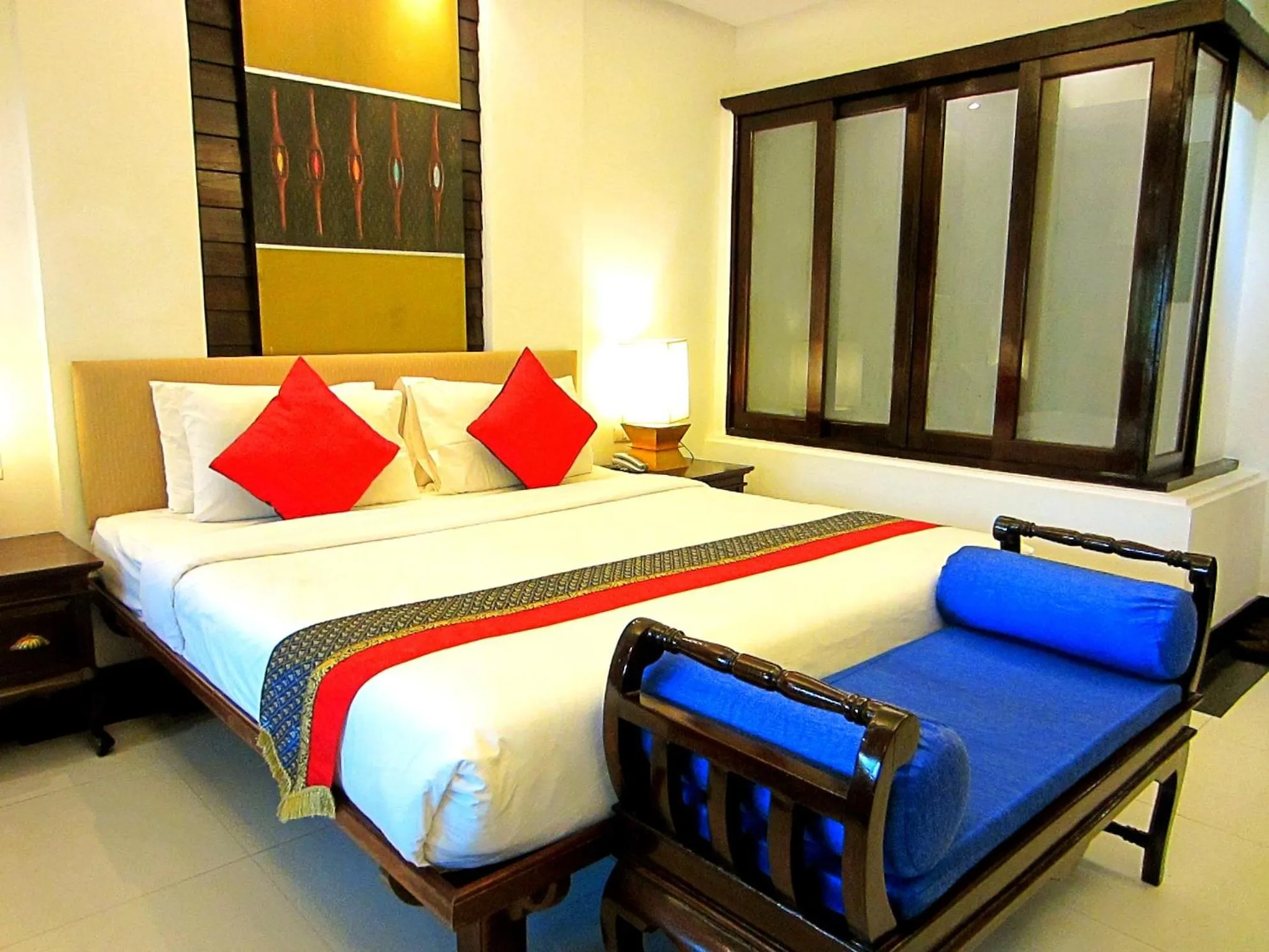 Bed in Yantarasri Resort